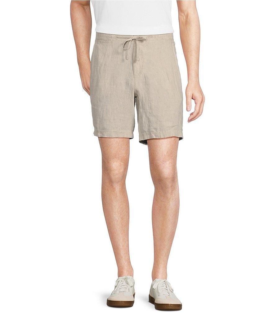 Cremieux Blue Label Key West Collection Madison Relaxed Fit Linen 8#double; Inseam Shorts Product Image