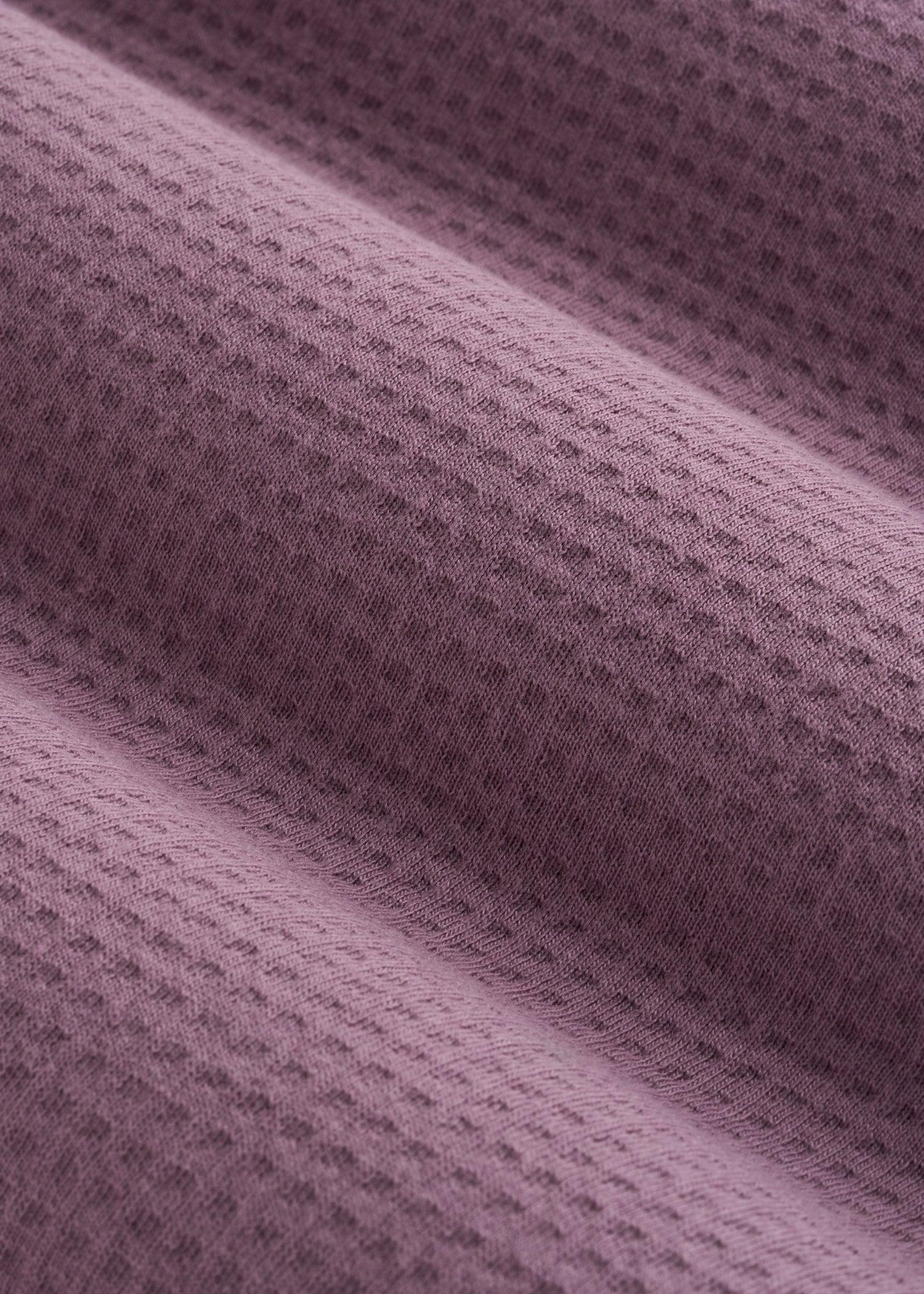 Cloud Knit Waffle Long Sleeve in Grapeade Male Product Image