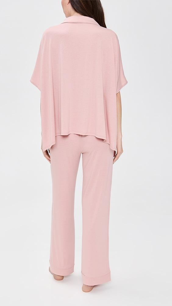 Flora Nikrooz Solid Knit Caftan PJ Set | Shopbop Product Image