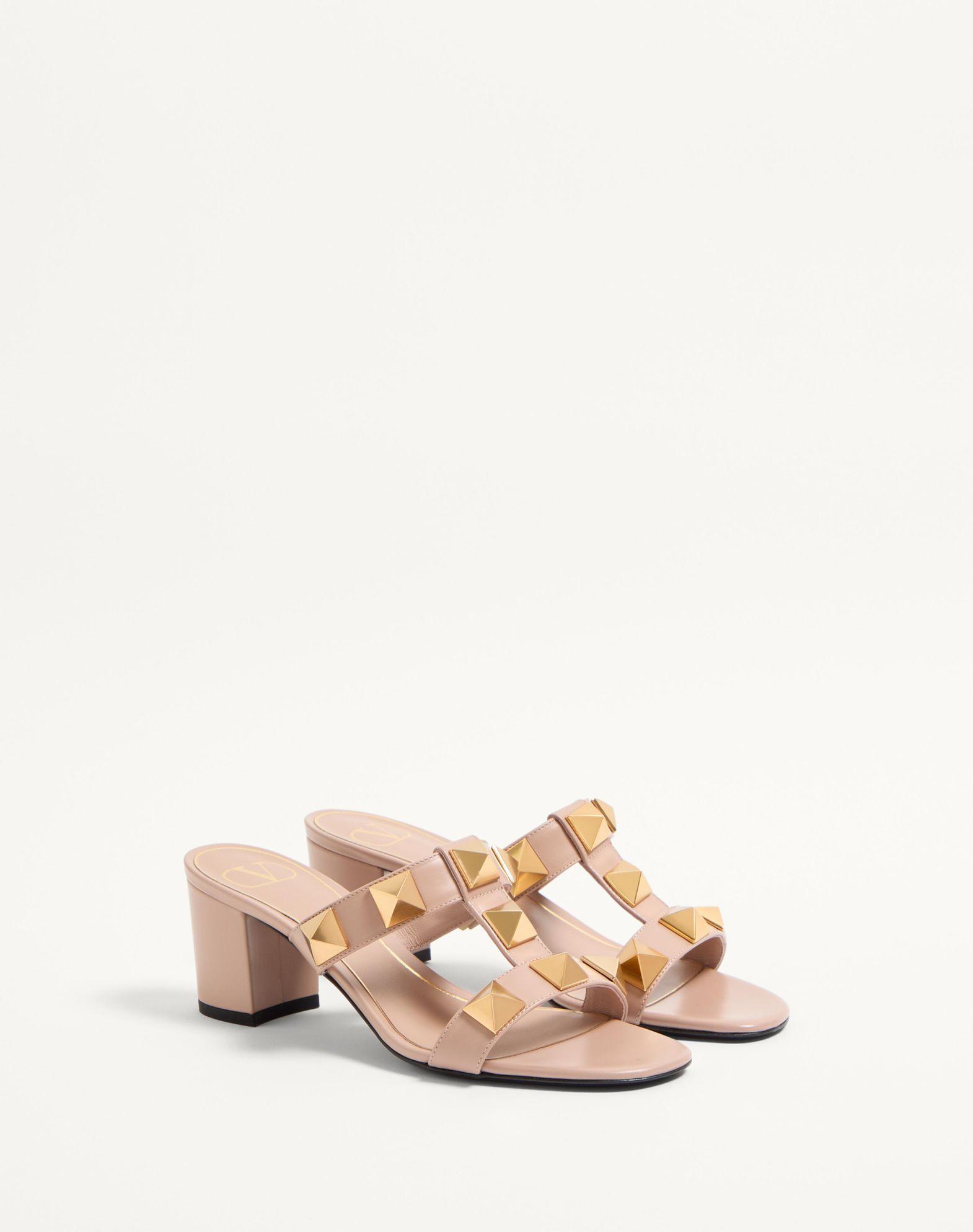 Roman Stud Calfskin Slide Sandal 60 Mm Product Image