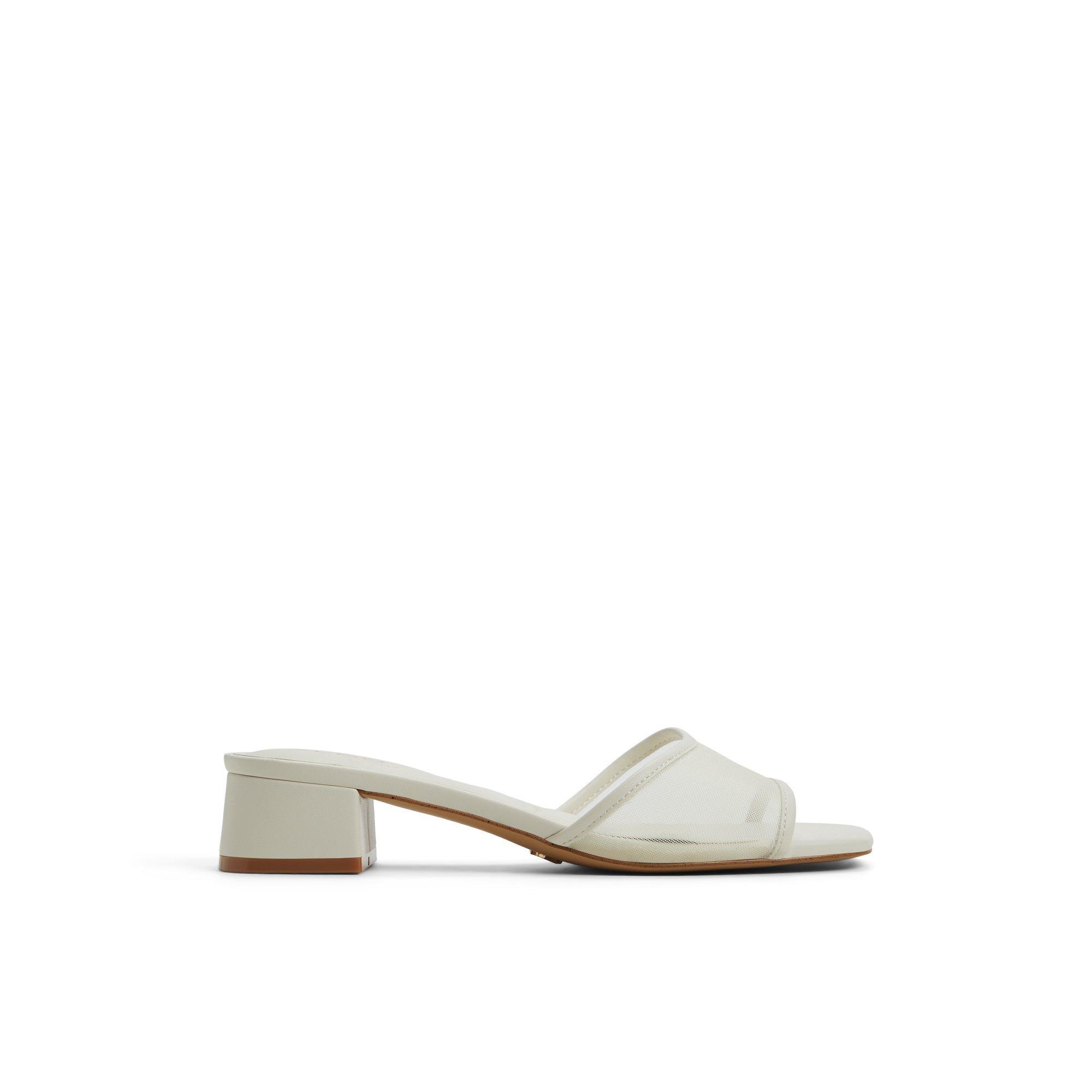 ALDO Rosamund - Women's Block Heel - White, Size 8 Product Image