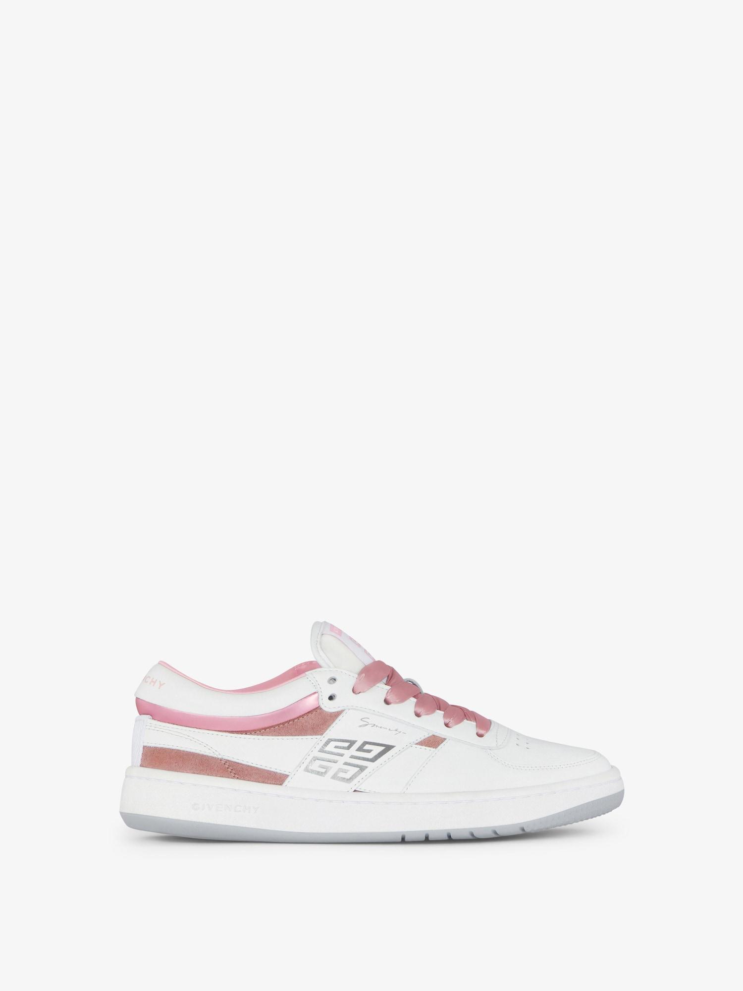 G Move sneakers in mixed leathers Product Image