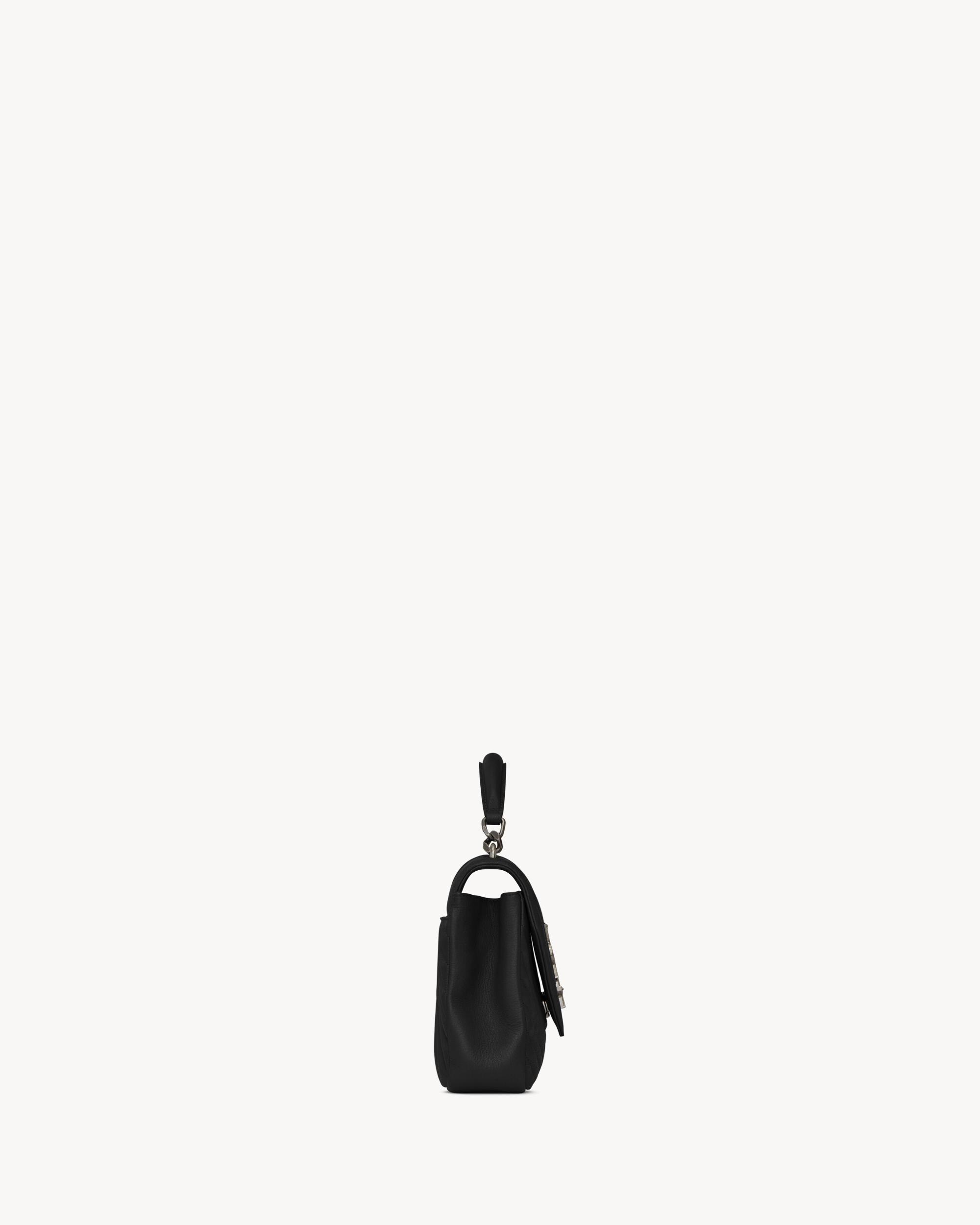 COLLEGE MEDIUM IN QUILTED SUEDE Product Image