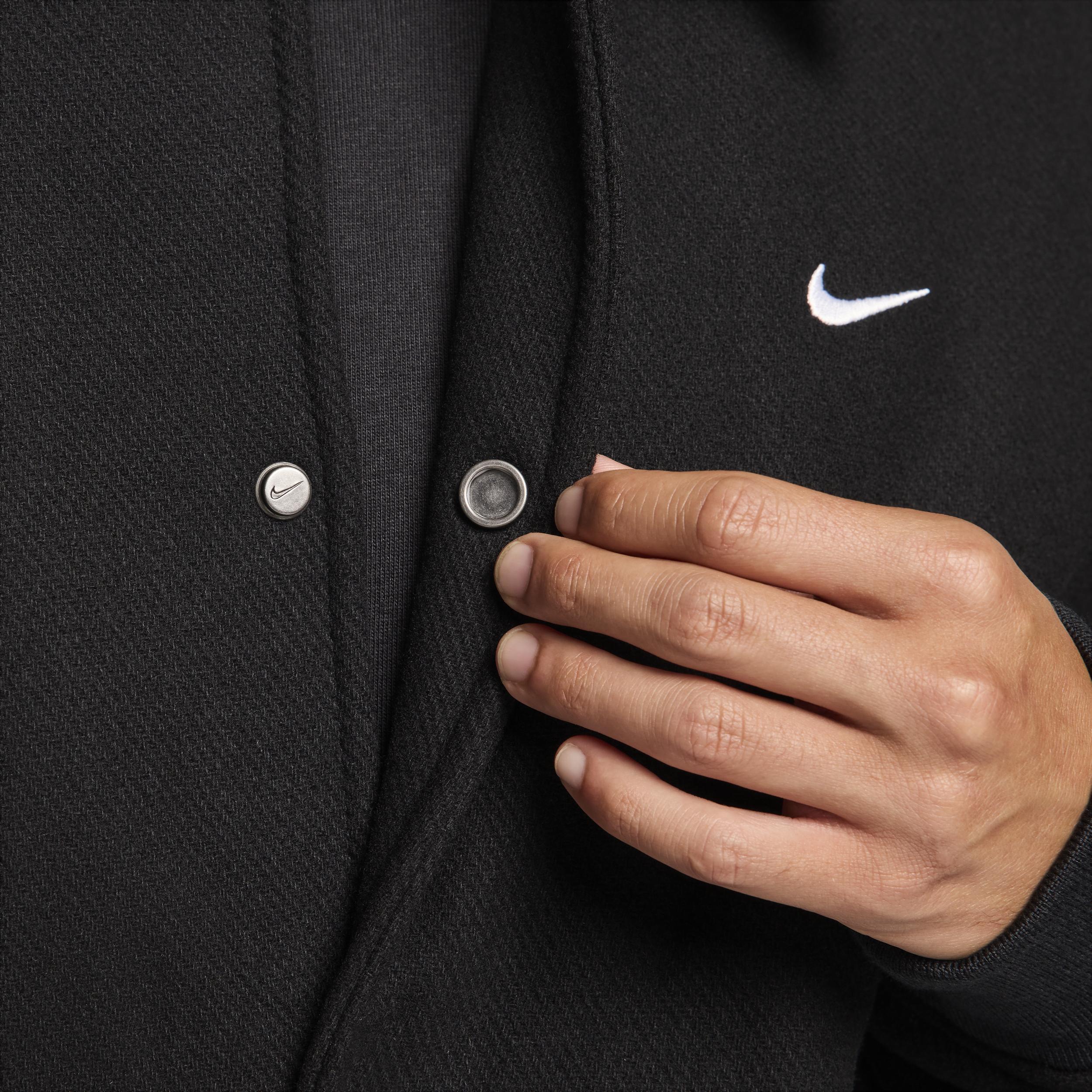 Nike Solo Swoosh Men's Wool Varsity Jacket Product Image