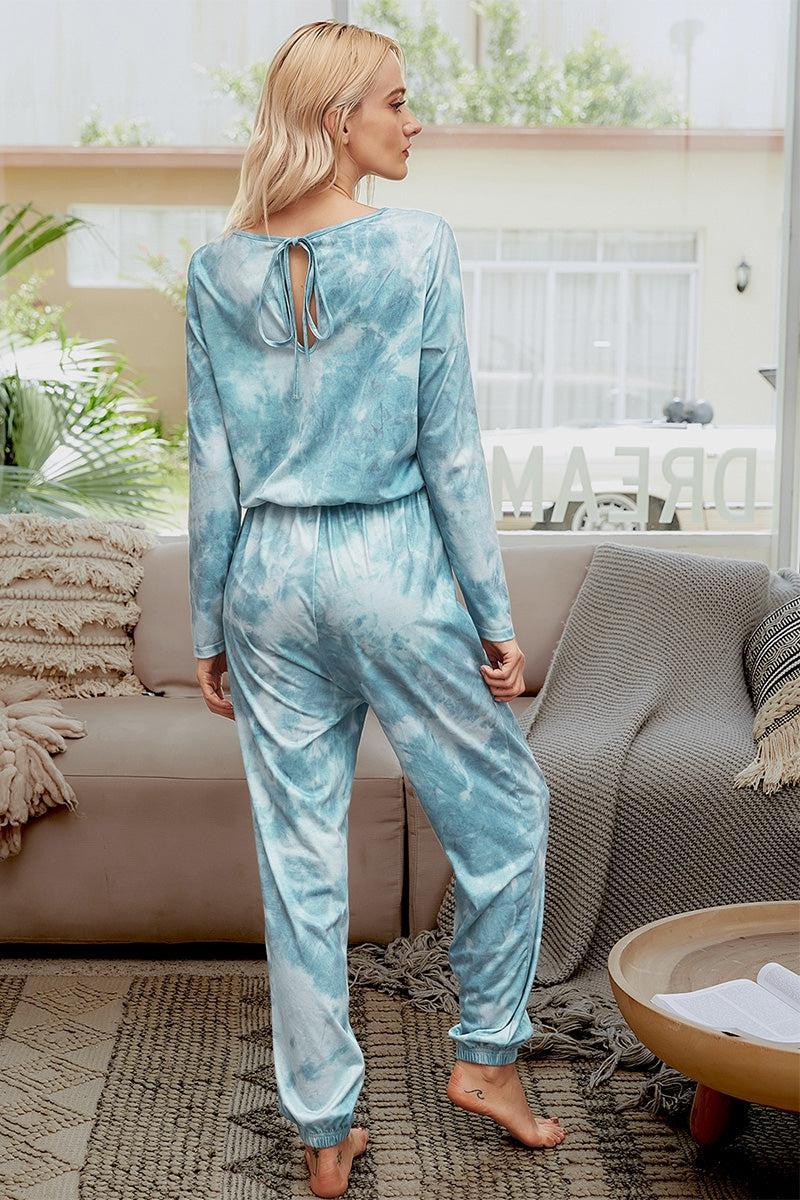 Tie Dye Jumpsuit Loungewear Product Image