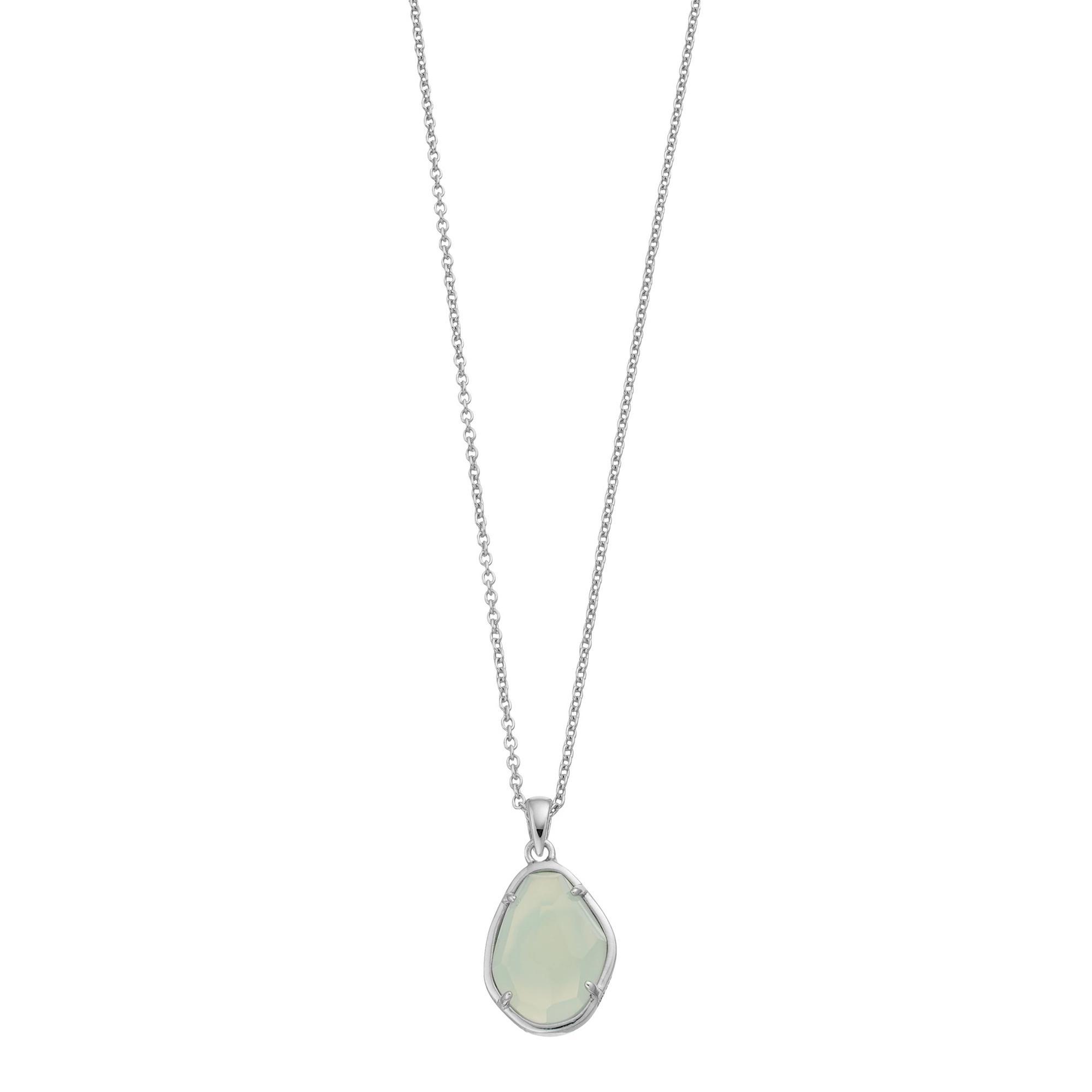 SIRI USA by TJM Sterling Silver Apple Chalcedony Pendant Necklace, Women's, Size: 18" Product Image