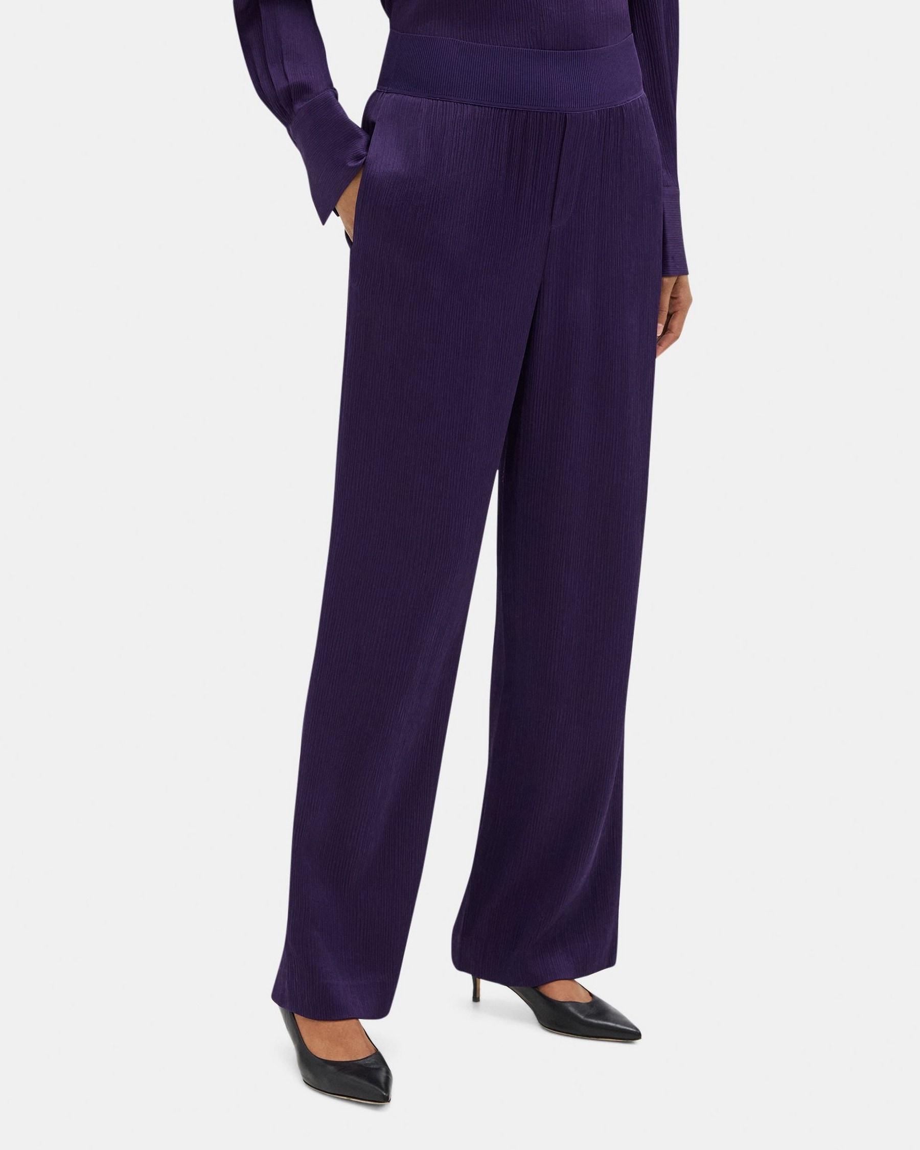 Combo Pull-On Pant in Crinkled Viscose Product Image