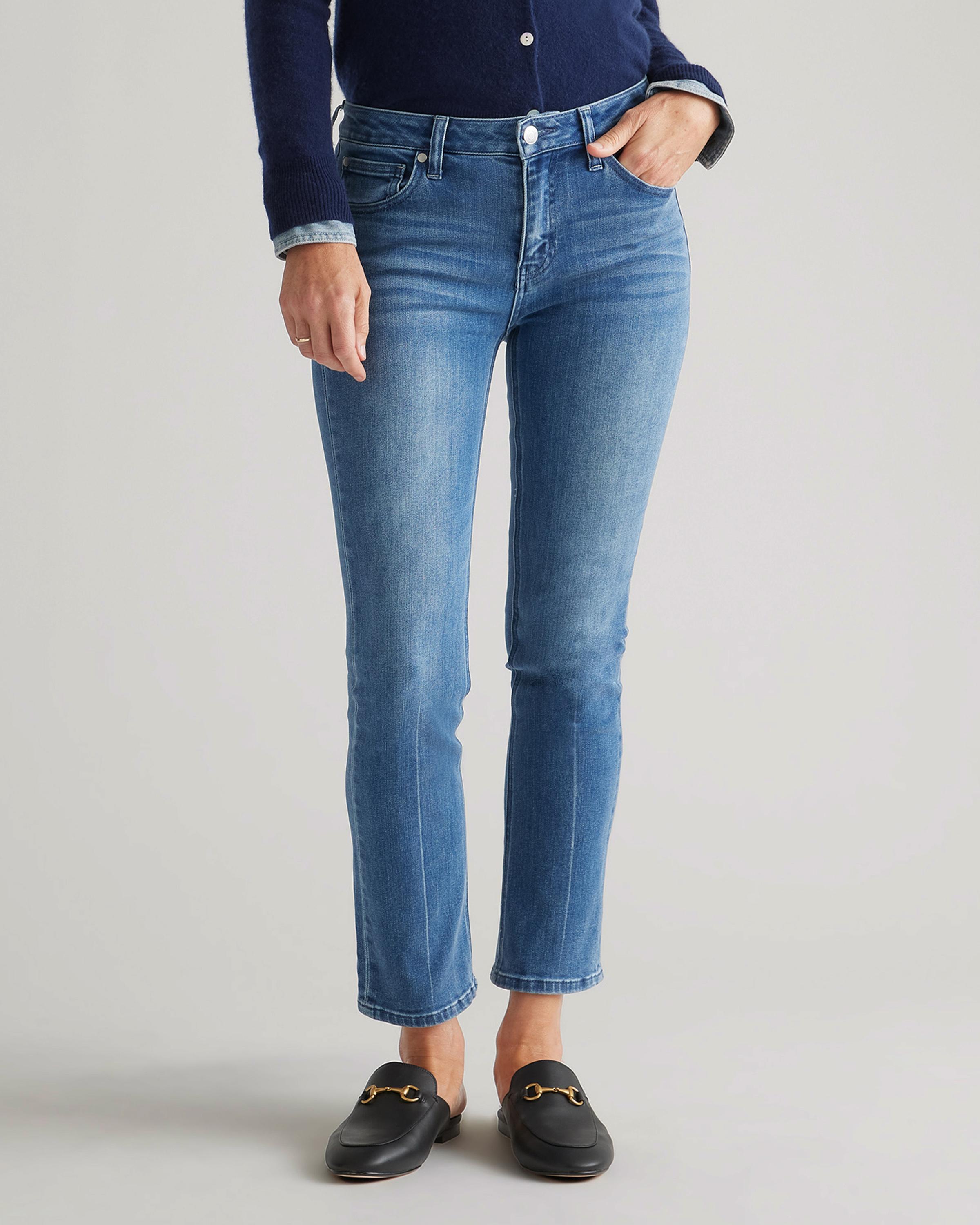 Luna Stretch Slim Straight Jeans Product Image