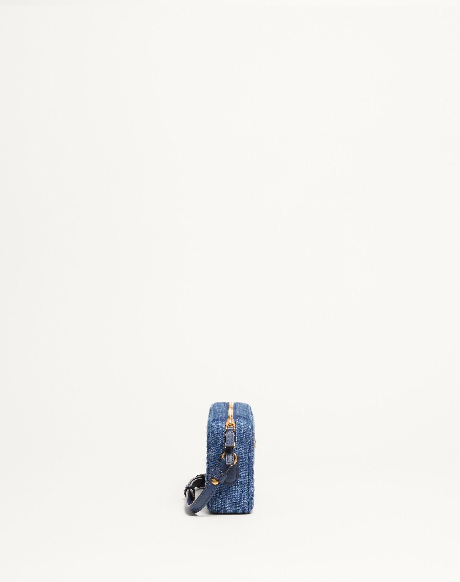 Valentino Garavani Alltime Mini Denim Shoulder Bag Product Image