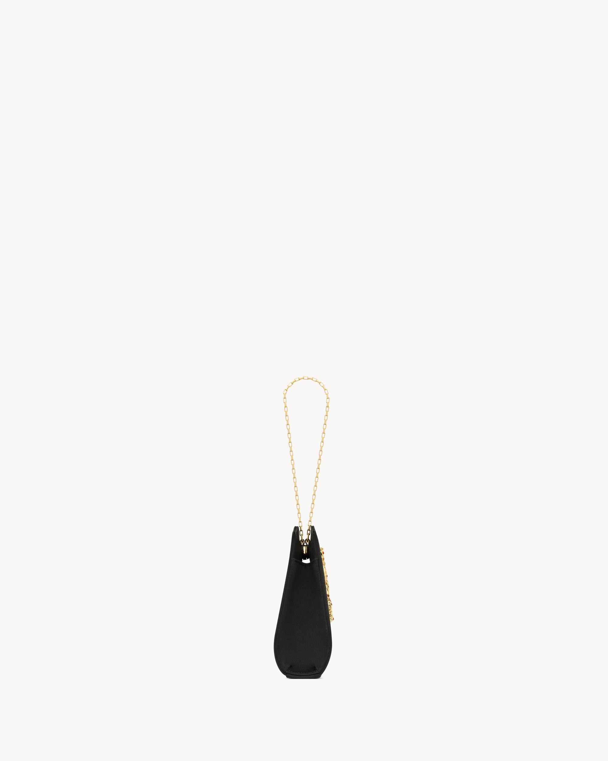 EVENING mini bracelet bag in satin Product Image