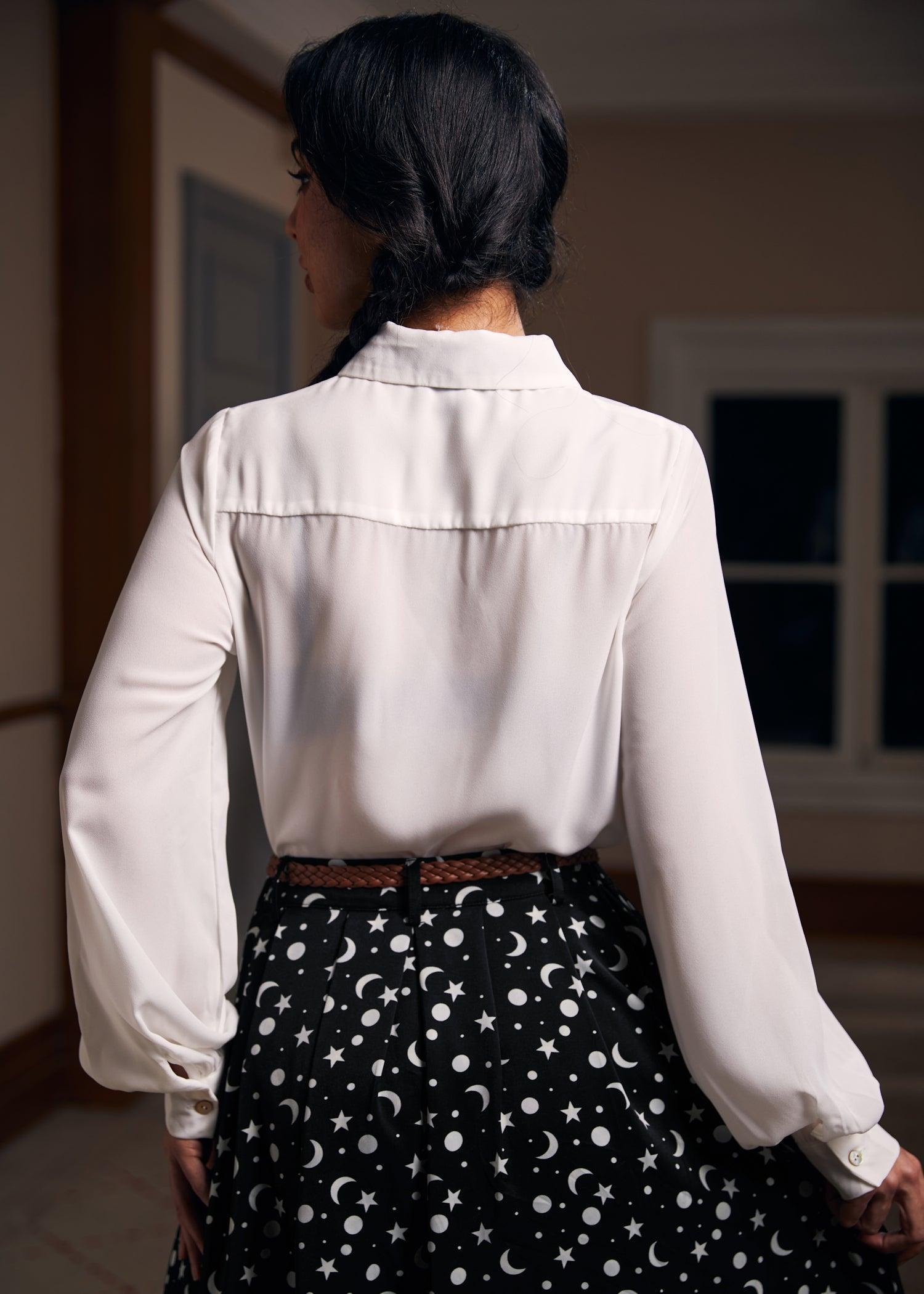 Enchanted Evening Collared Blouse Product Image