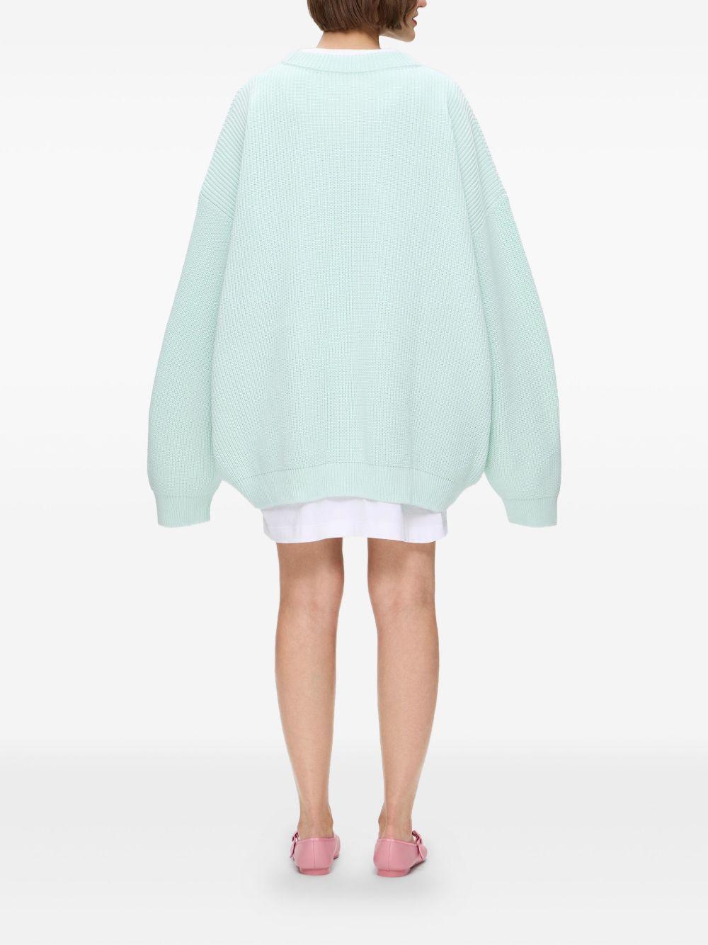 ribbed crew-neck sweater Product Image