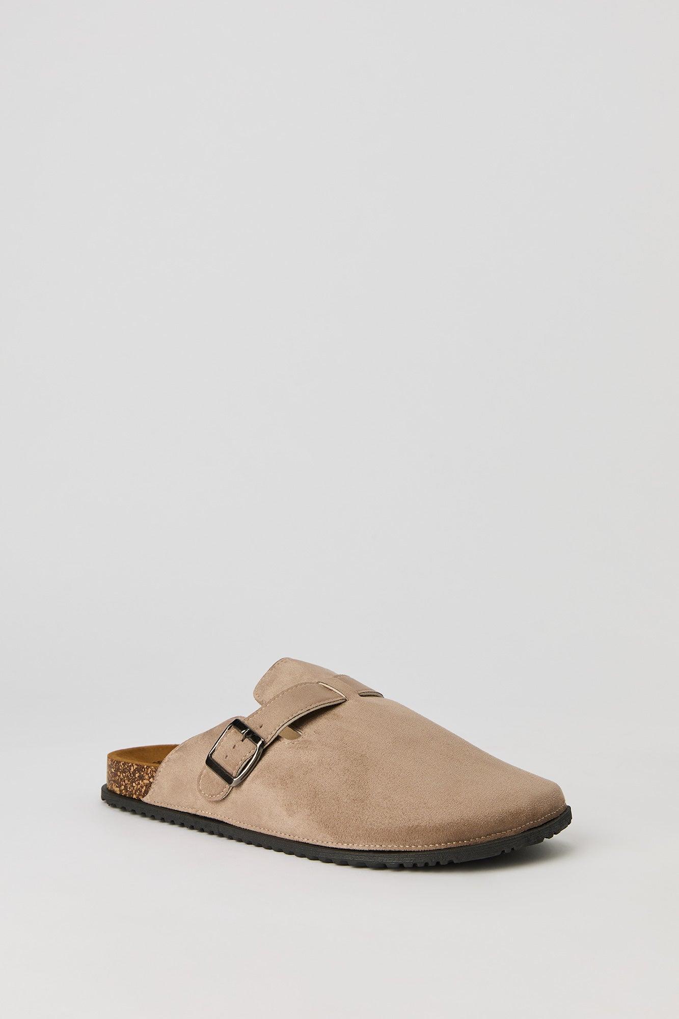 Faux Suede Clog Sandal Male Product Image