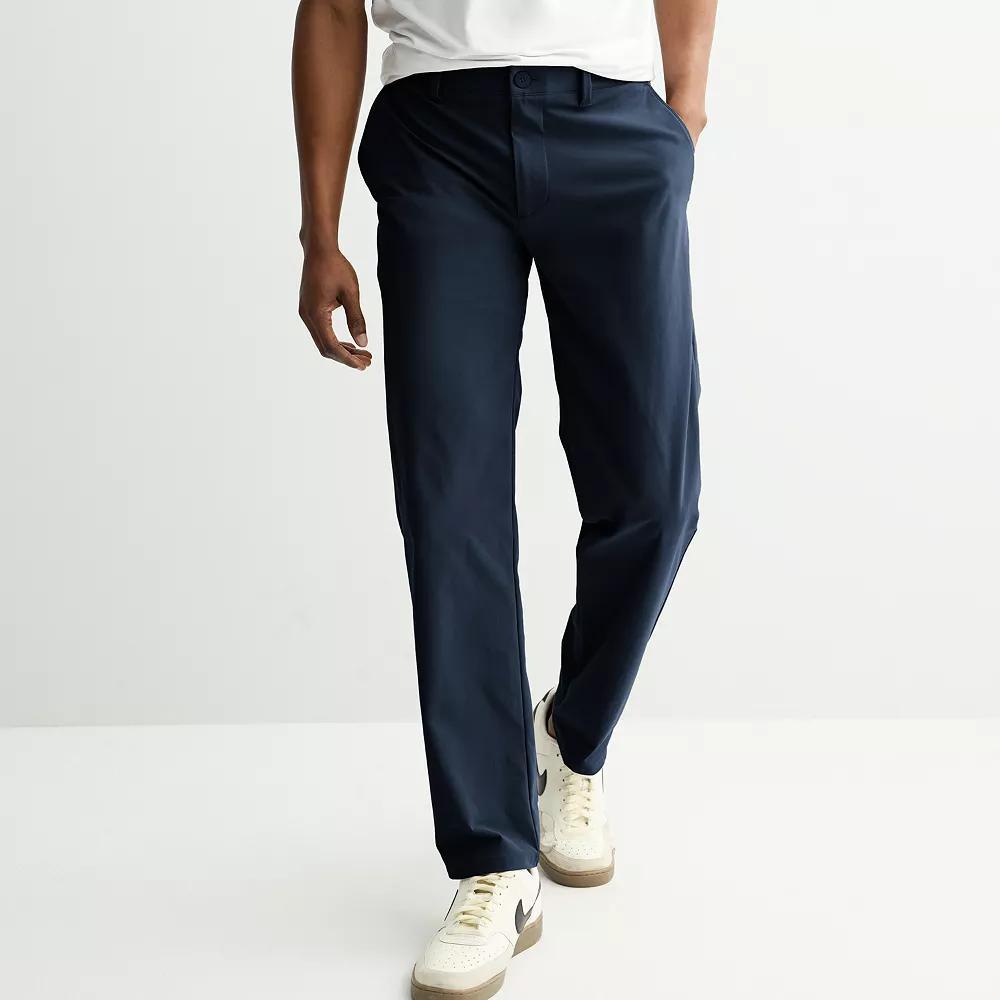 Men's FLX Premium Regular Fit Chino Pants, Size: 30X34, Blue Product Image