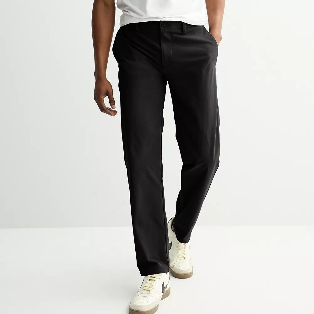 Men's FLX Premium Regular Fit Chino Pants, Size: 30 X 32, Black Product Image