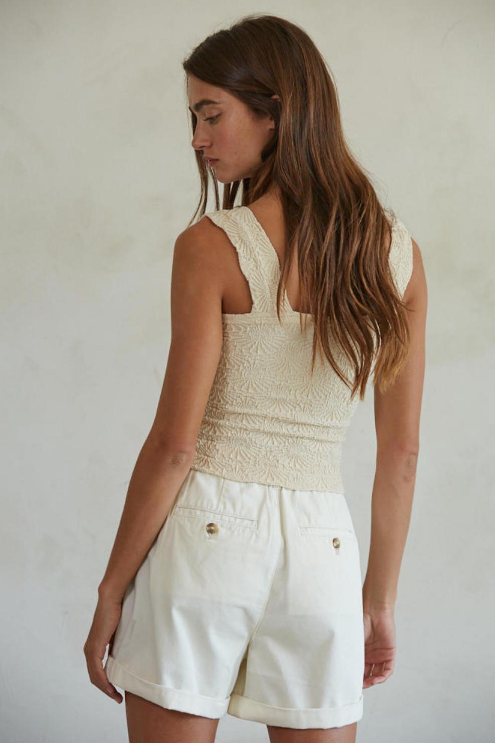 Jacquard Square Tank Product Image