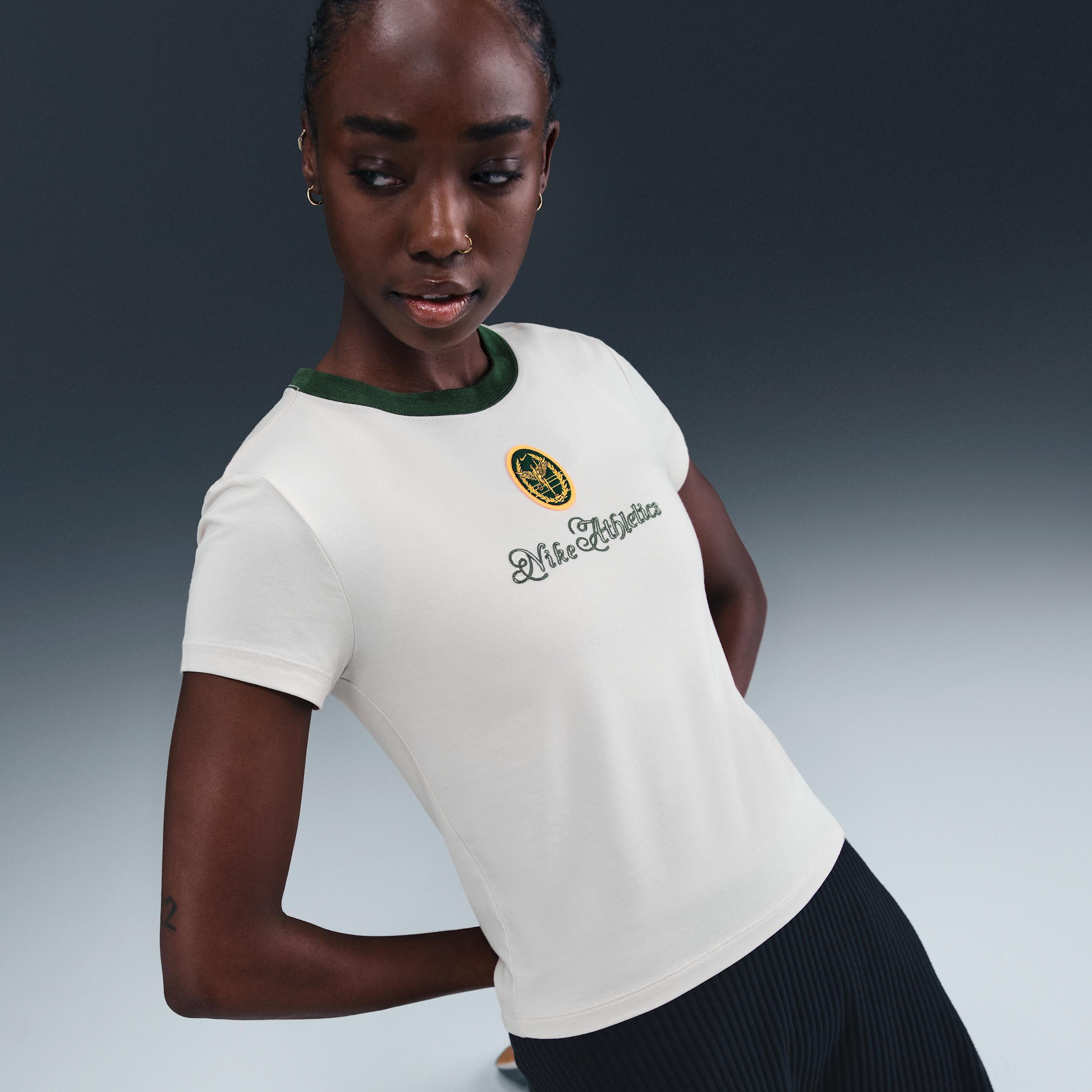 Women's Nike Sportswear Chill Knit Slim Cropped Graphic T-Shirt Product Image