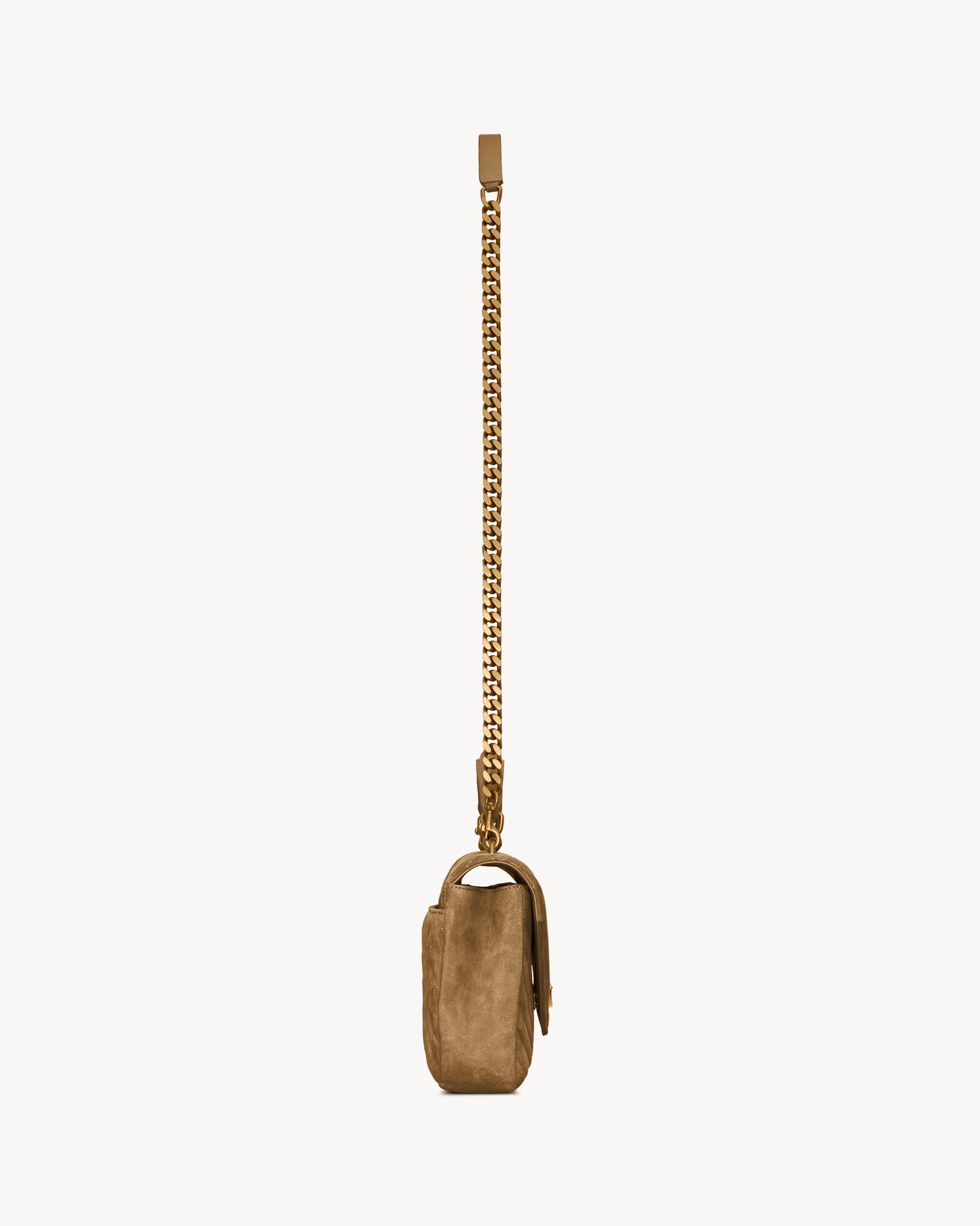 COLLEGE MEDIUM IN QUILTED SUEDE Product Image