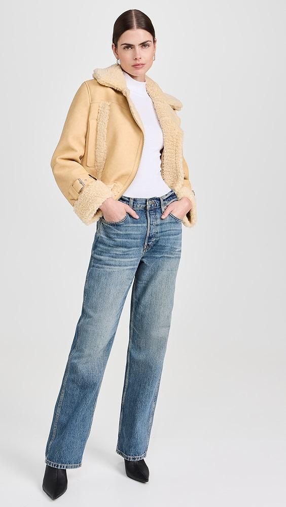 Apparis Jay Supple Sans Leather Bonded Coat | Shopbop Product Image