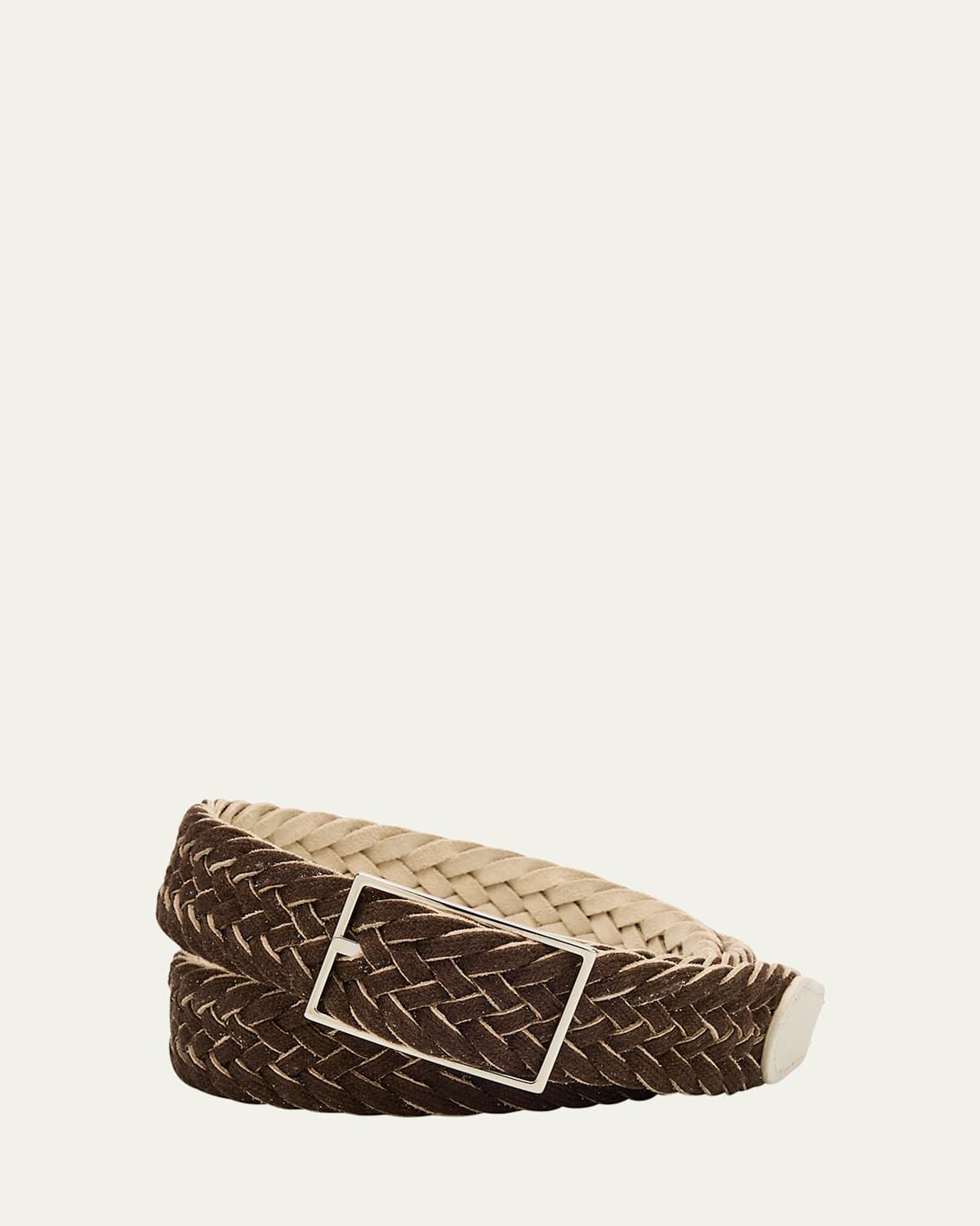 Mens Reversible Suede Wool Felt Belt Product Image