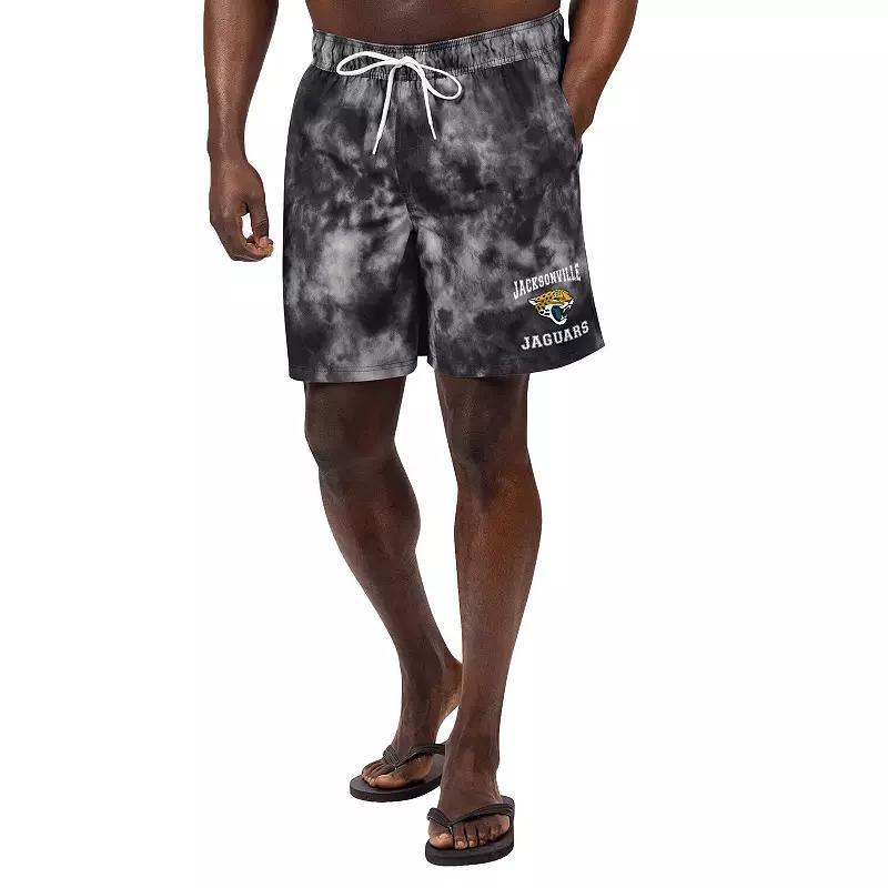 Men's G-III Sports by Carl Banks Black Jacksonville Jaguars Change Up Volley Swim Trunks, Size: Medium Product Image