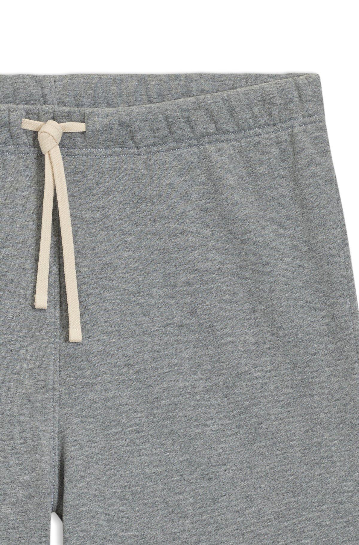 BOSS - BECKHAM x BOSS oversized-fit shorts in cotton terry - Black Product Image