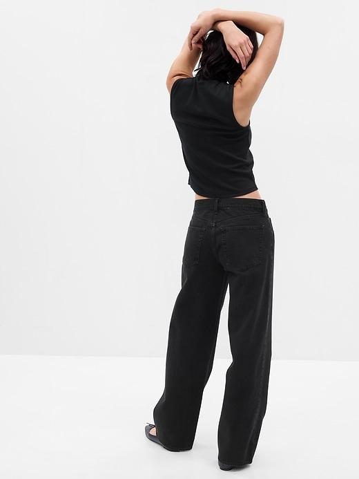 Low Rise Stride Wide-Leg Jeans Product Image