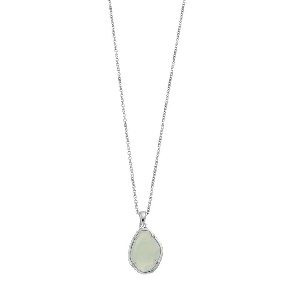 SIRI USA by TJM Sterling Silver Apple Chalcedony Pendant Necklace, Women's, Size: 18" Product Image