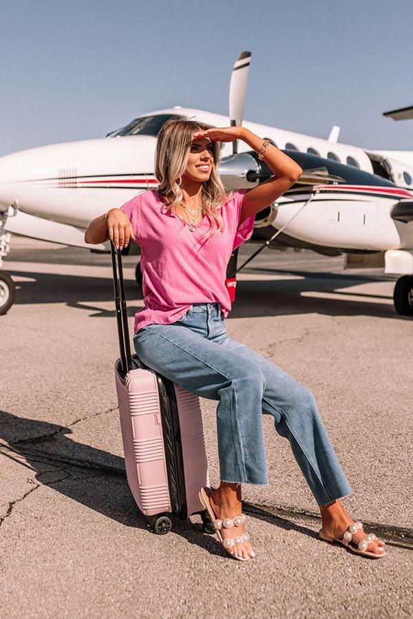 Trading Favors Shift Tee In Pink Product Image