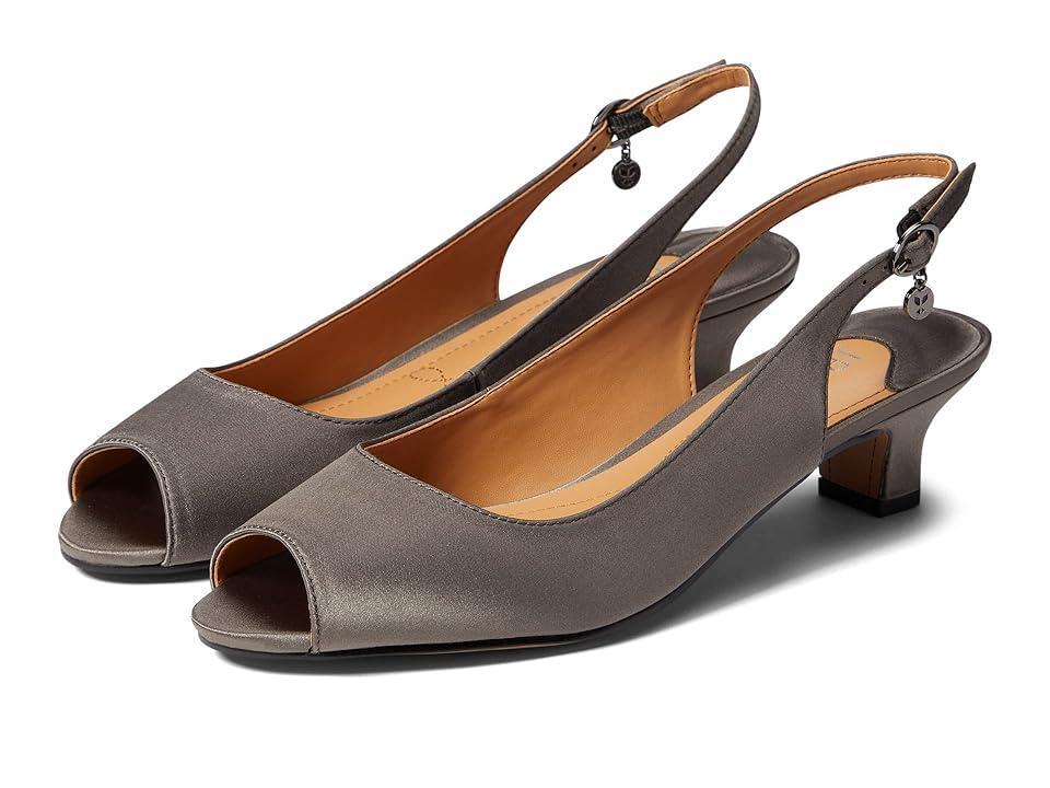 J. Renee Jenvey Satin Slingback Dress Sandals Product Image