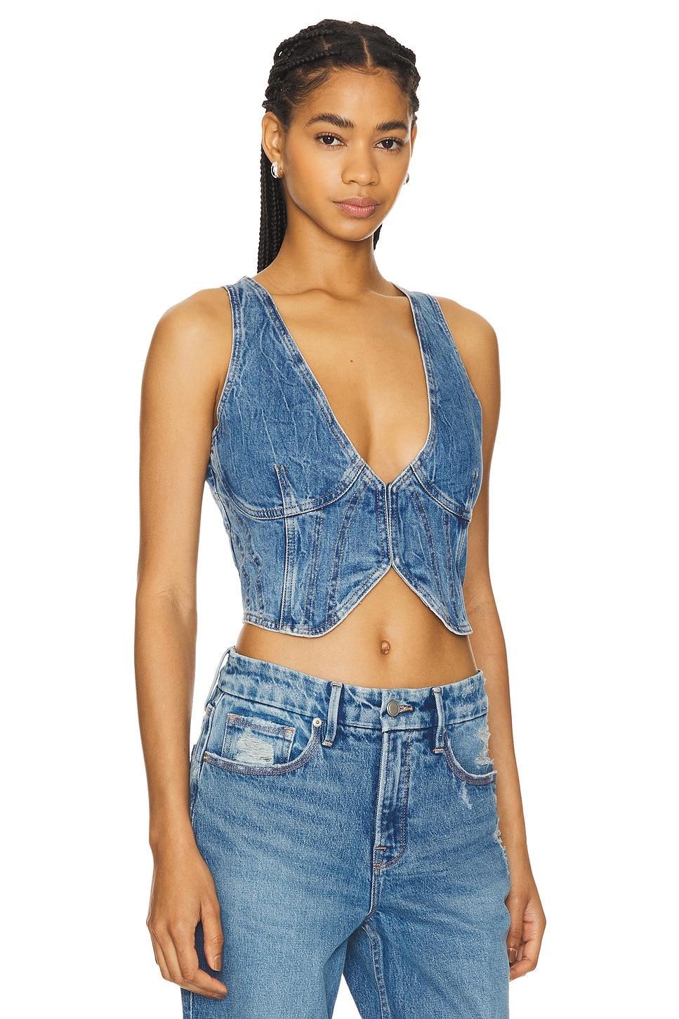 Denim Vest Good American Product Image