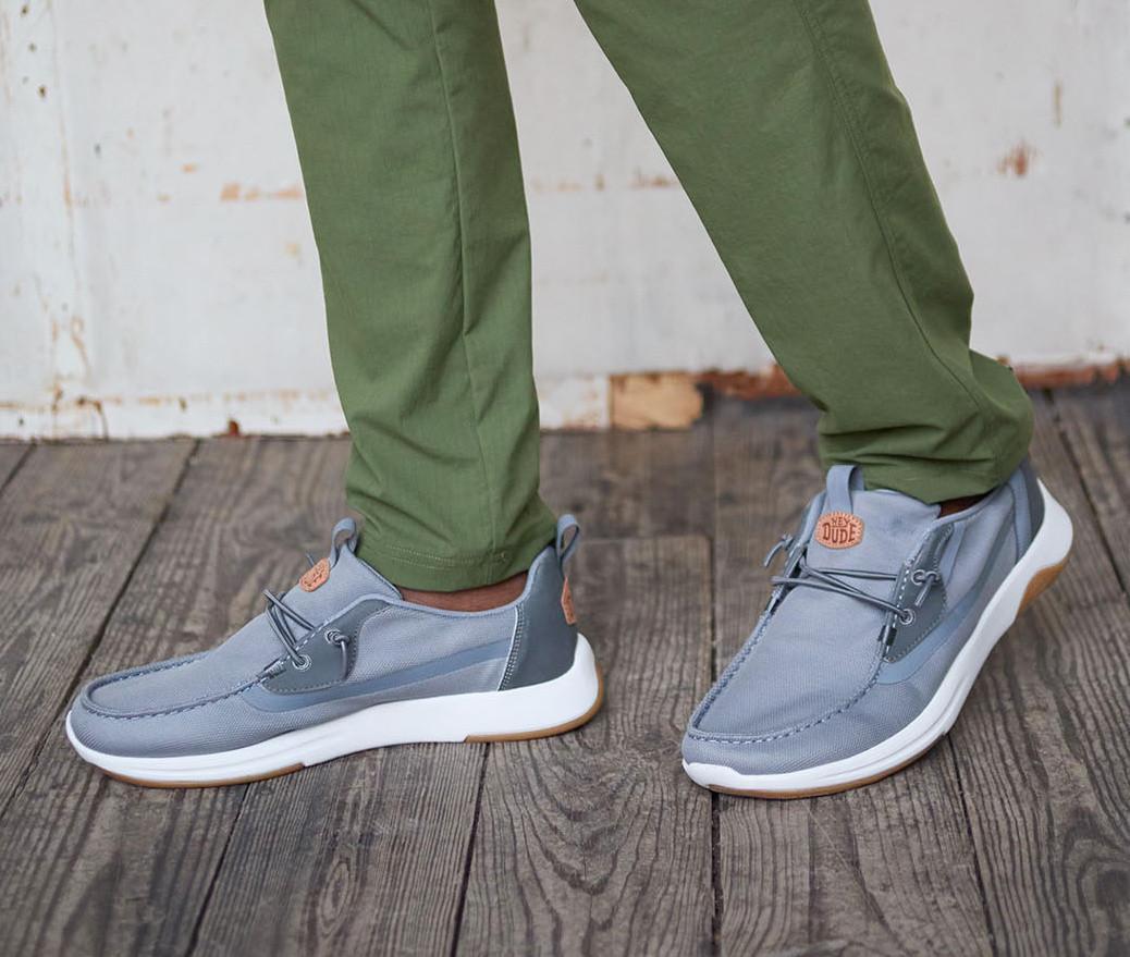 Men's HEYDUDE Wally Drift Mesh Casual Shoes Product Image