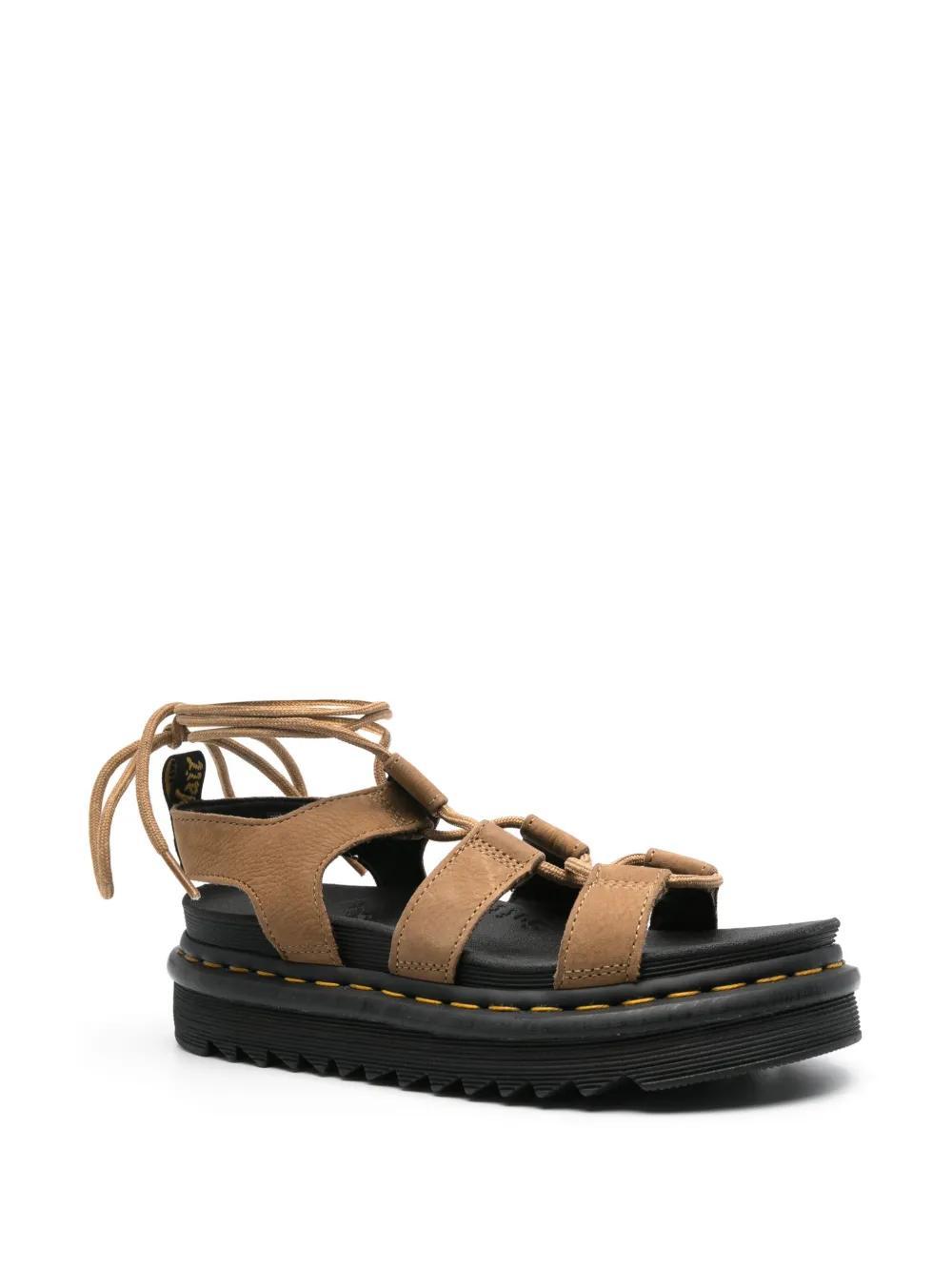 DR. MARTENS' Zebzag Suede Clogs In Brown Product Image