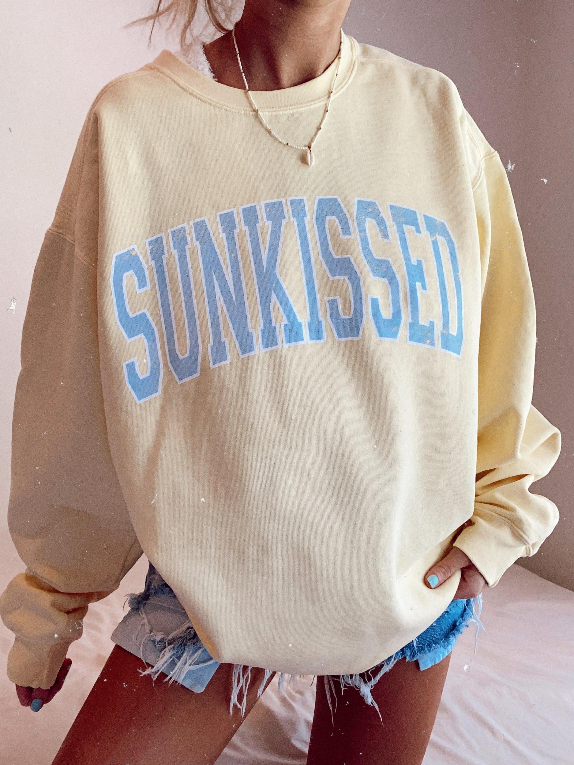Original Sunkissed Comfort Colors Sweatshirt Girls Product Image