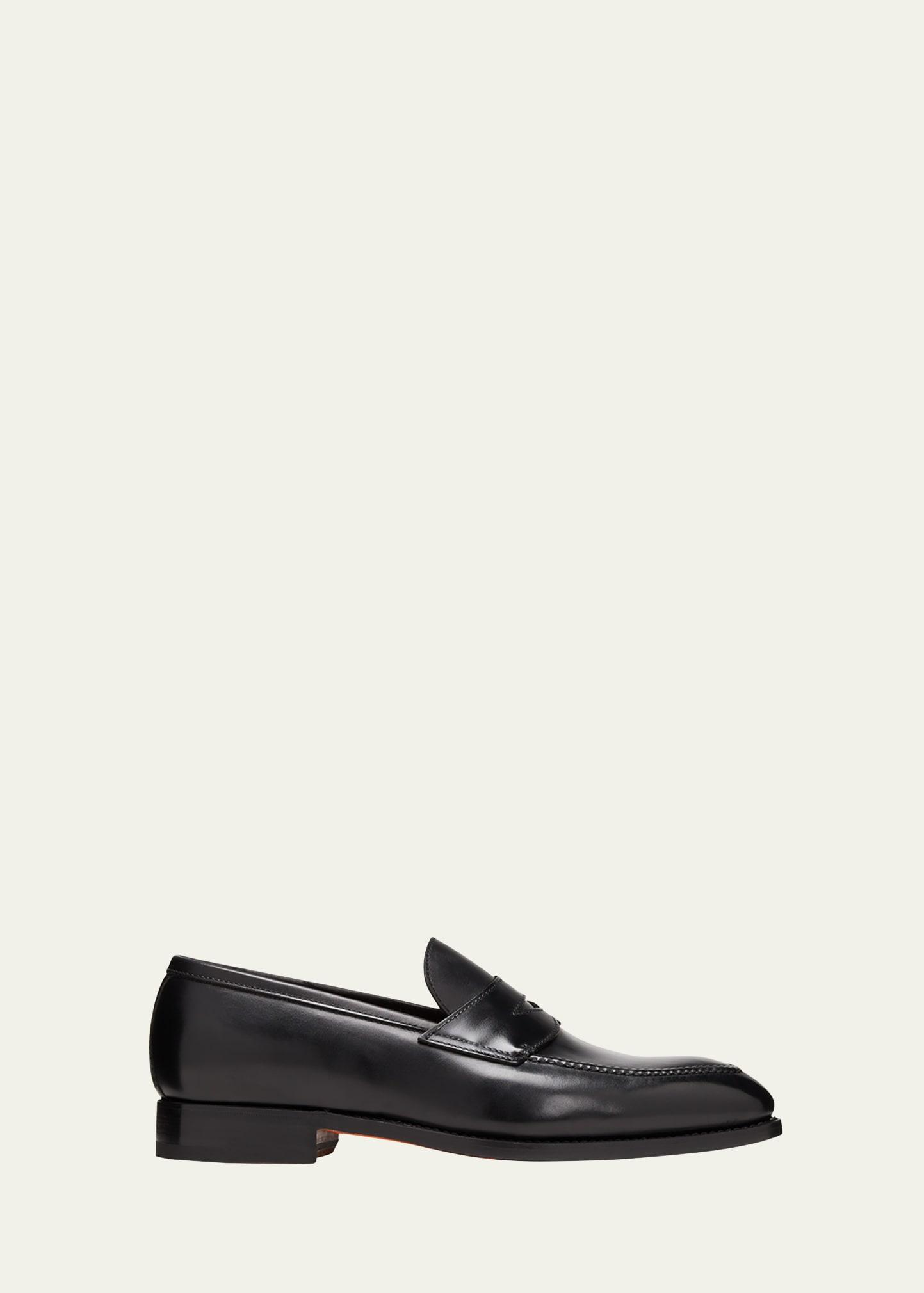 Mens Principe Leather Penny Loafers Product Image