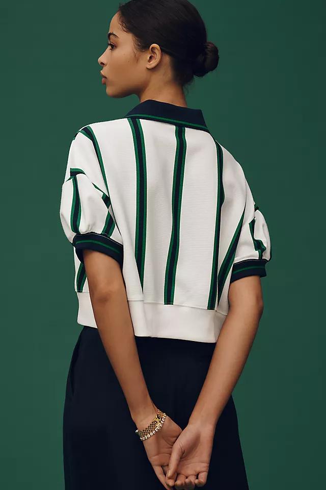 Maeve Sporty Polo Shirt Product Image