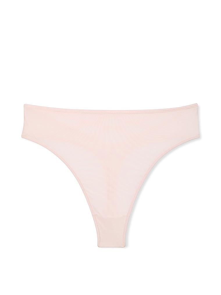 Smooth High-Waist Strappy-Back Thong Panty Product Image