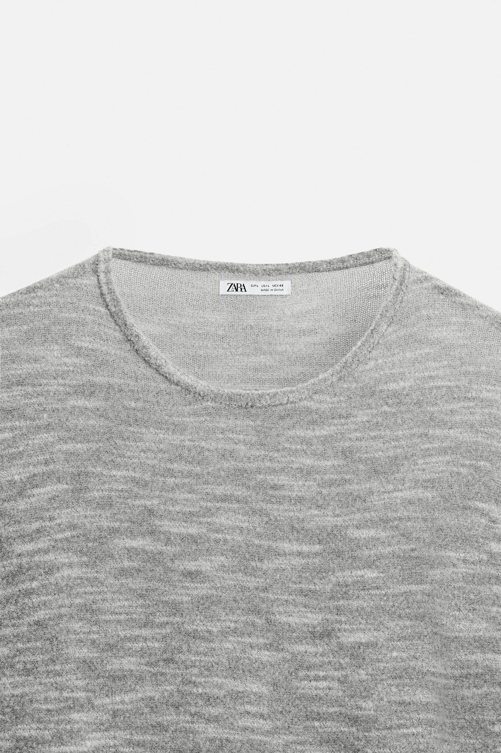 SEMI-SHEER TEXTURED SWEATER Product Image