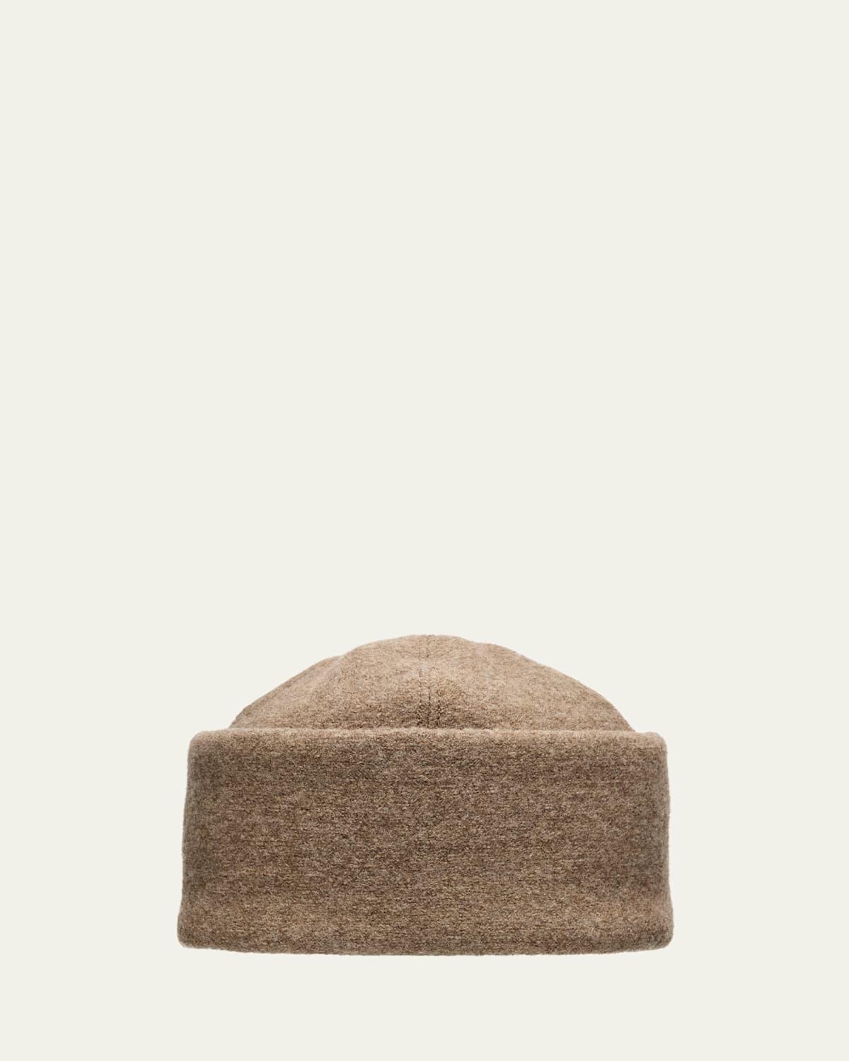 Mens Jocey Folk Felted Wool Beanie Hat Product Image