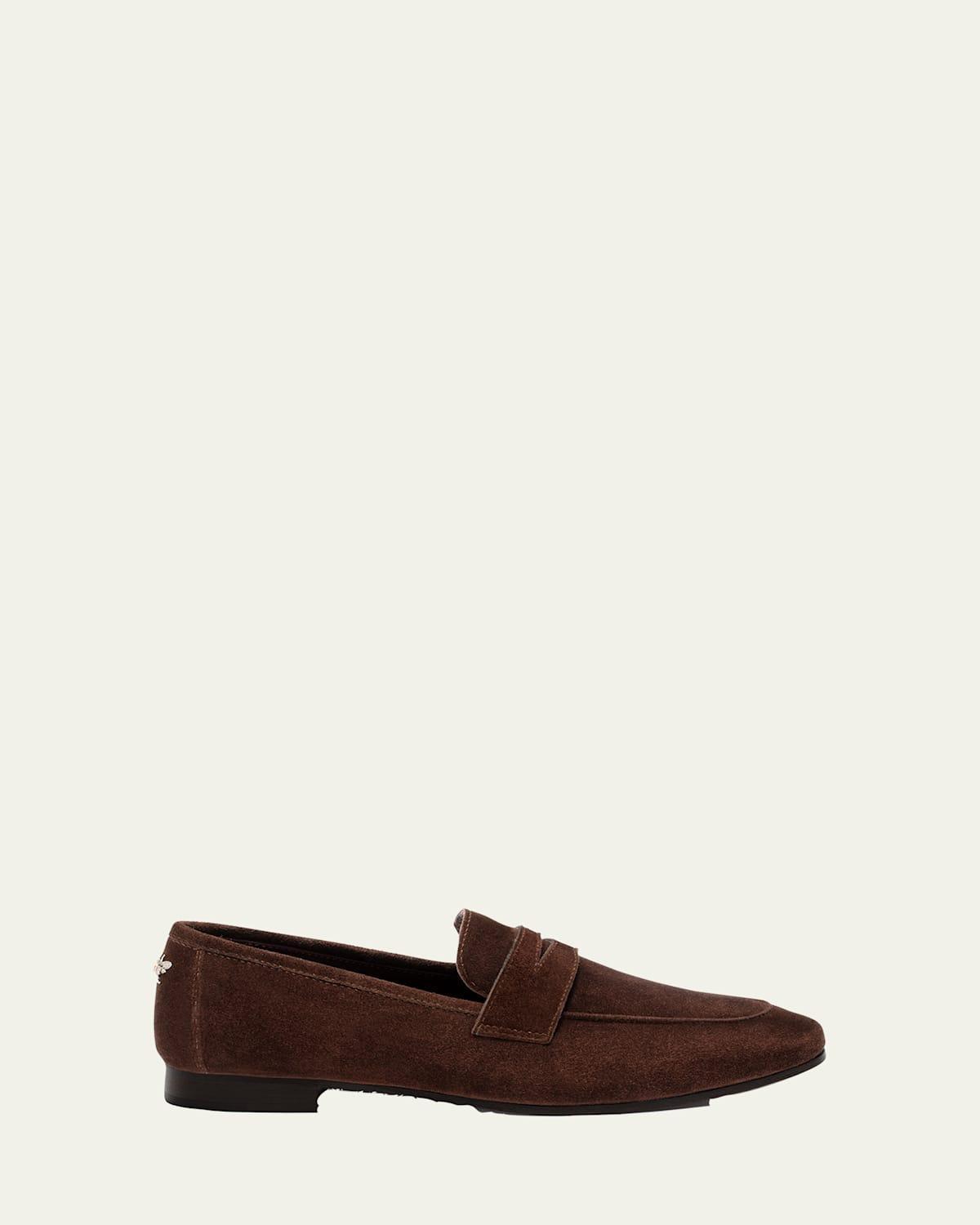Donna Calfskin Red Sole Penny Loafers Product Image