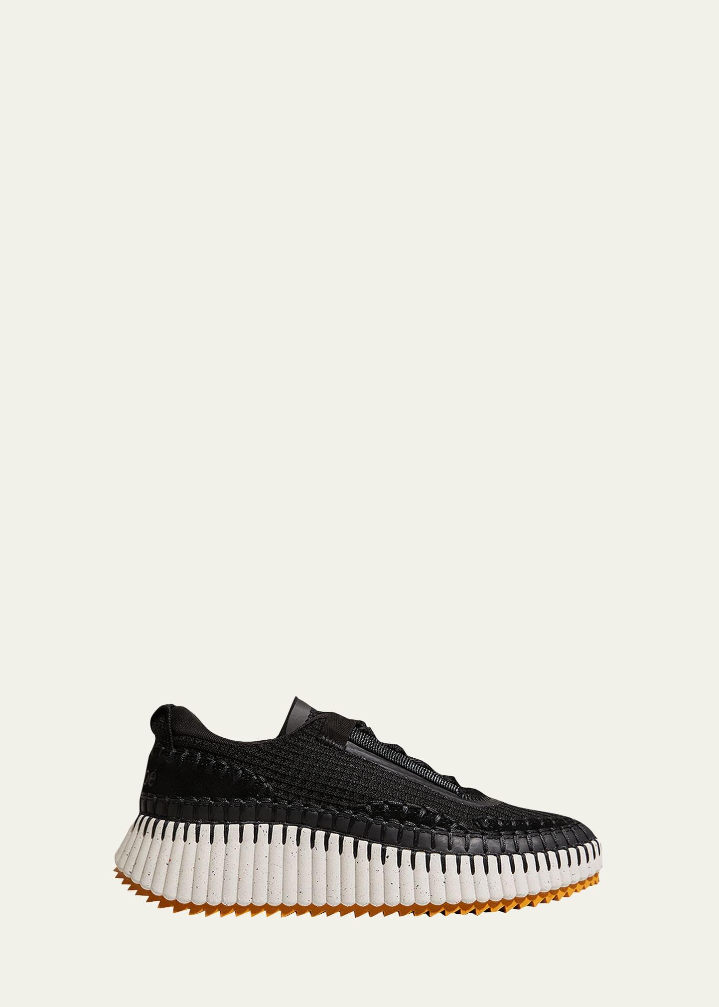 Womens Nama Mixed Media Platform Sneakers Product Image