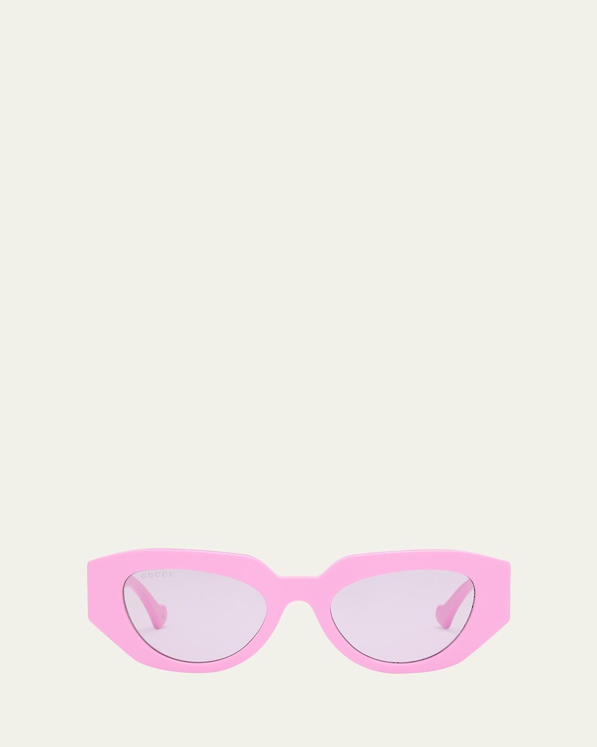 Geometric Acetate Butterfly Sunglasses Product Image