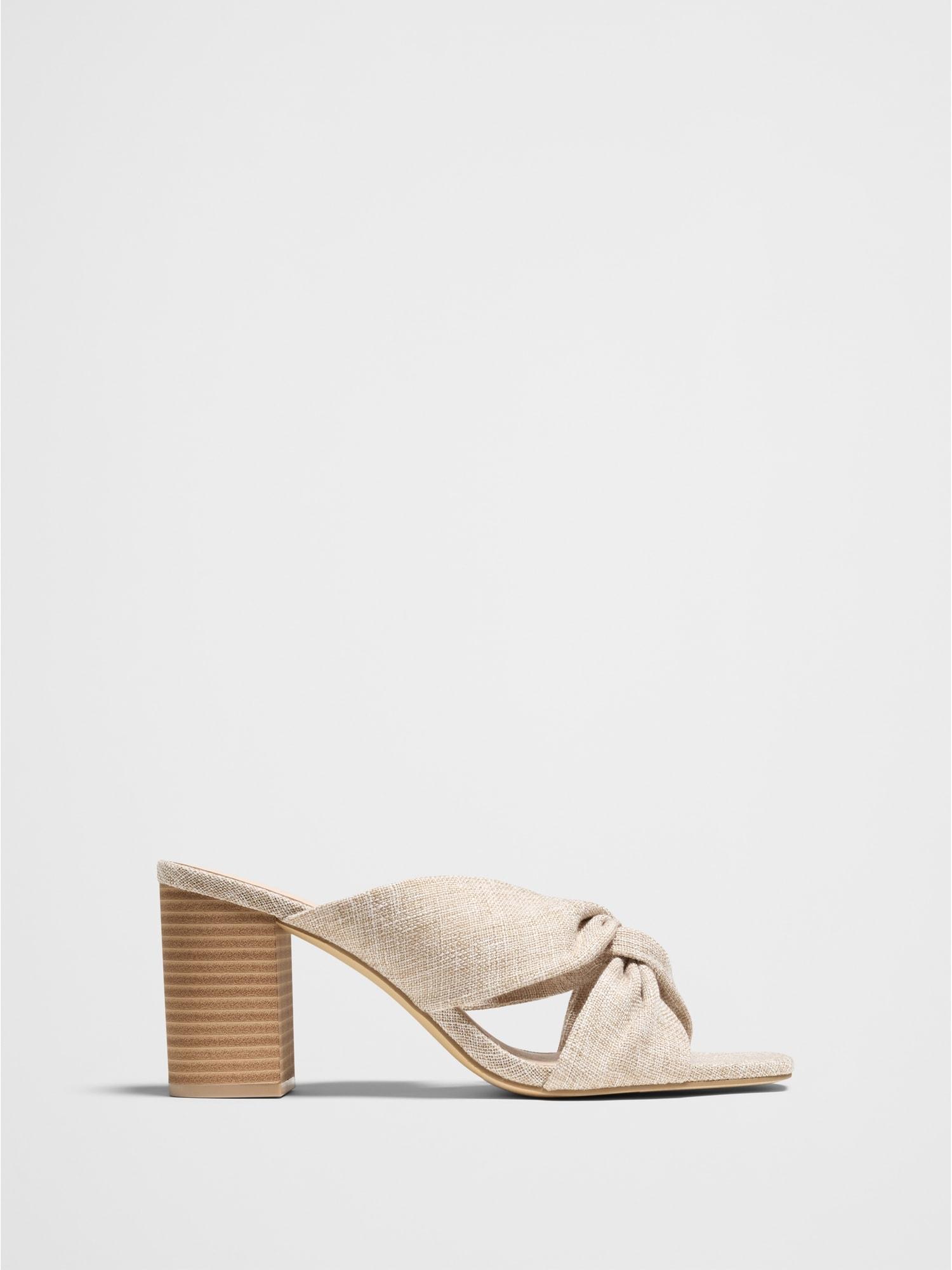 Crossover Heeled Sandal Product Image