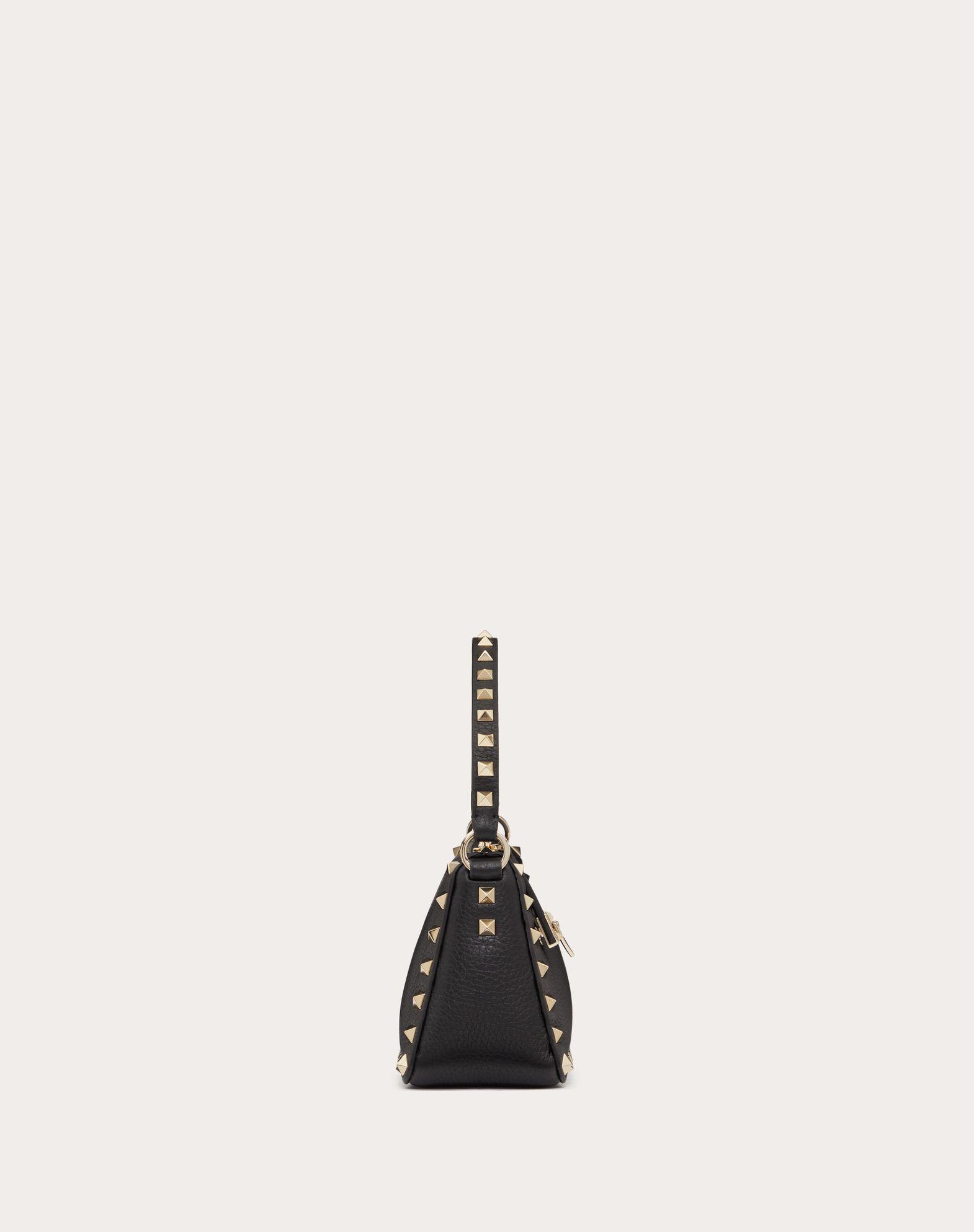 Small Rockstud Grainy Calfskin Crossbody Bag  Product Image