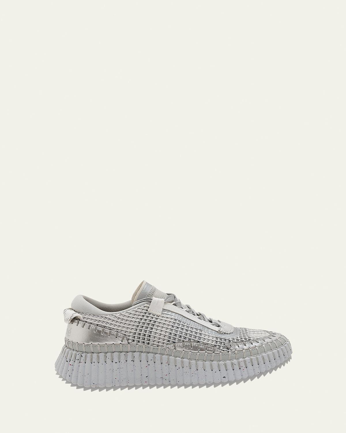 Womens Nama Mixed Media Platform Sneakers Product Image