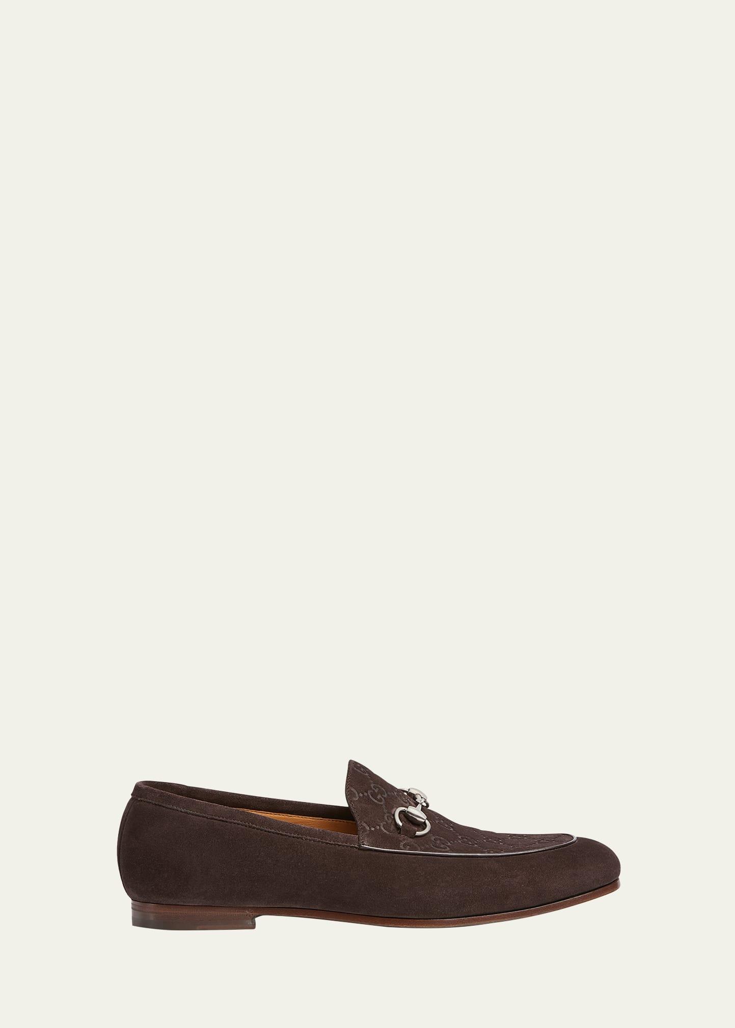 Mens Jordy Guccissima Suede Loafers Product Image