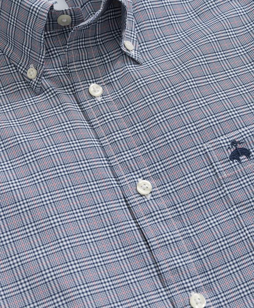 Performance Series Stretch Button-Down Collar, Glen Plaid Sport Shirt Product Image