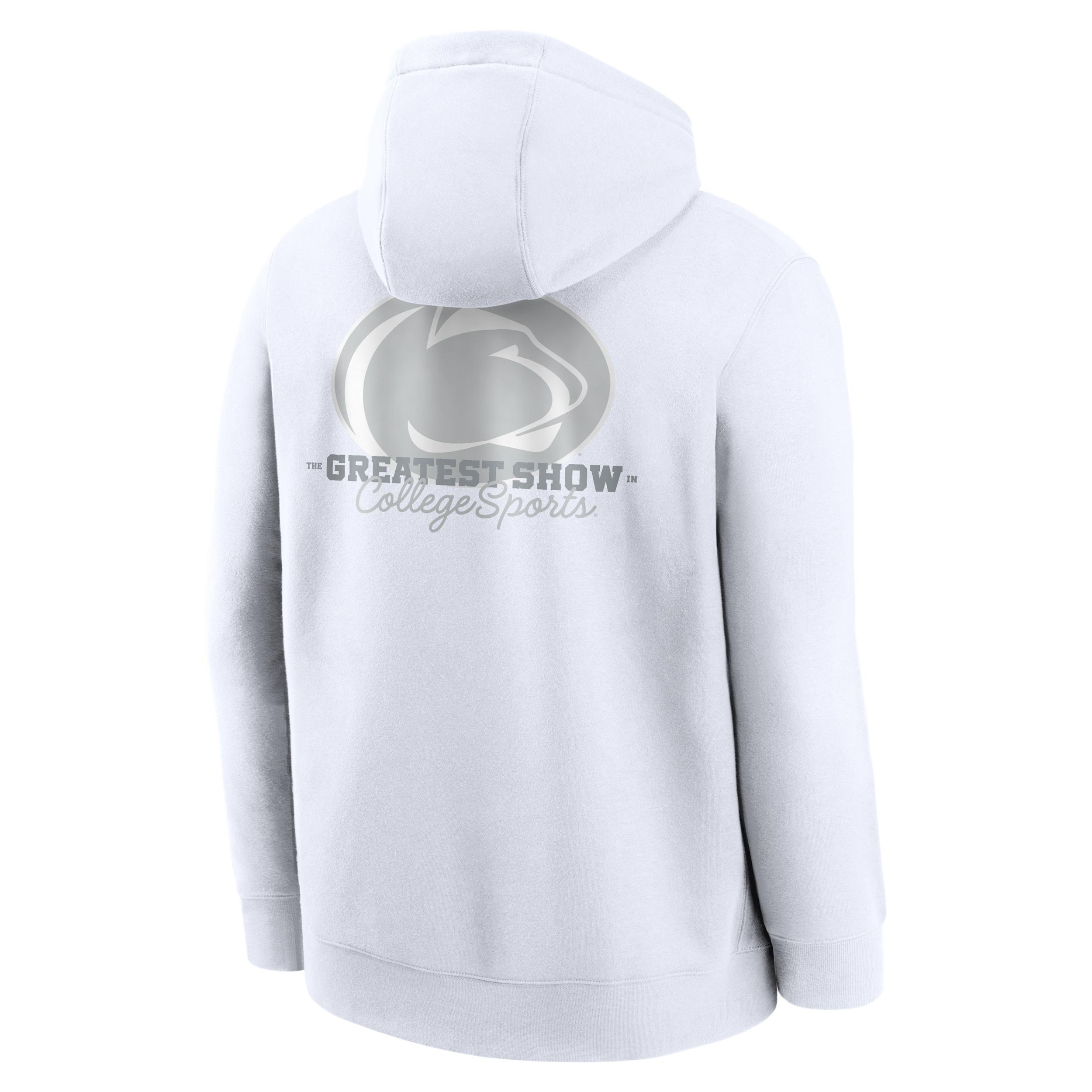 Penn State 2025 White Out Club Nike Men's College Pullover Hoodie Product Image