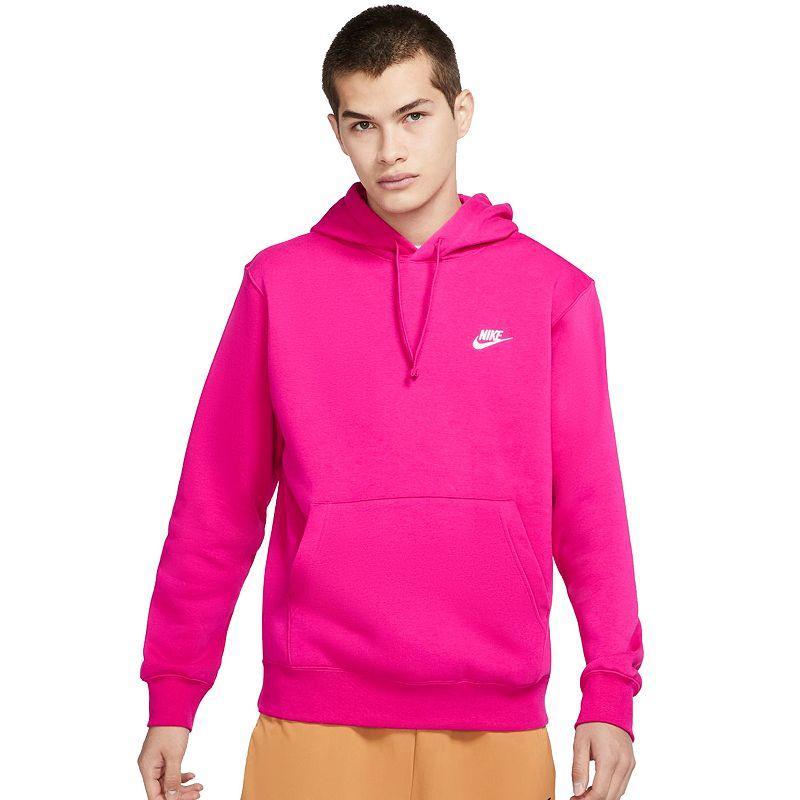 Mens Nike Sportswear Club Fleece Pullover Hoodie Blue Product Image