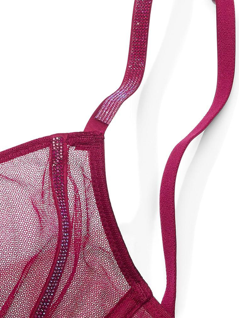 Sheer Shine Unlined Low-Cut Demi Bra Product Image